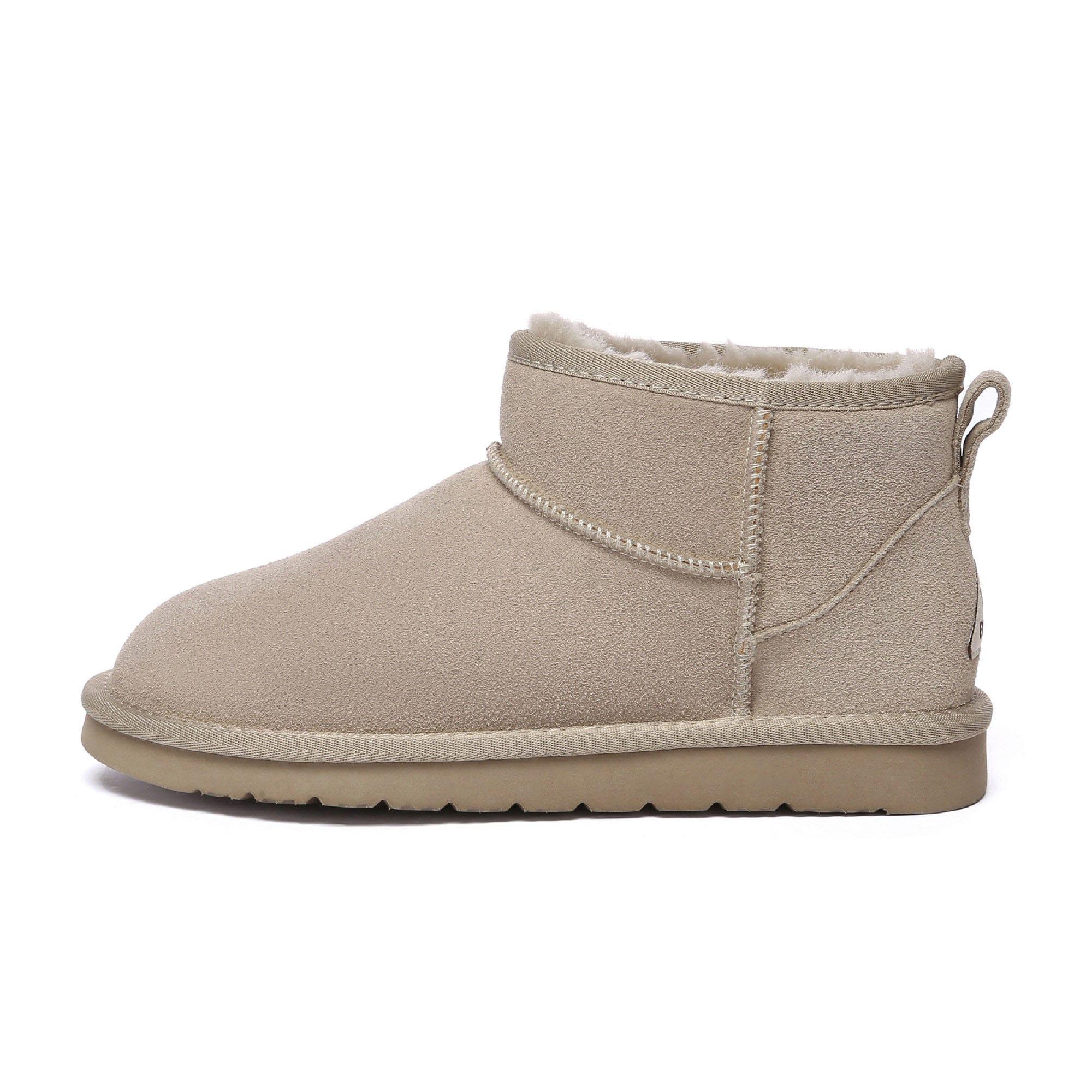 (エバーAU) EverAu レディース Finch Ultra ブーツ 婦人靴 クラシック カウスエード ミニ カジュアル ..