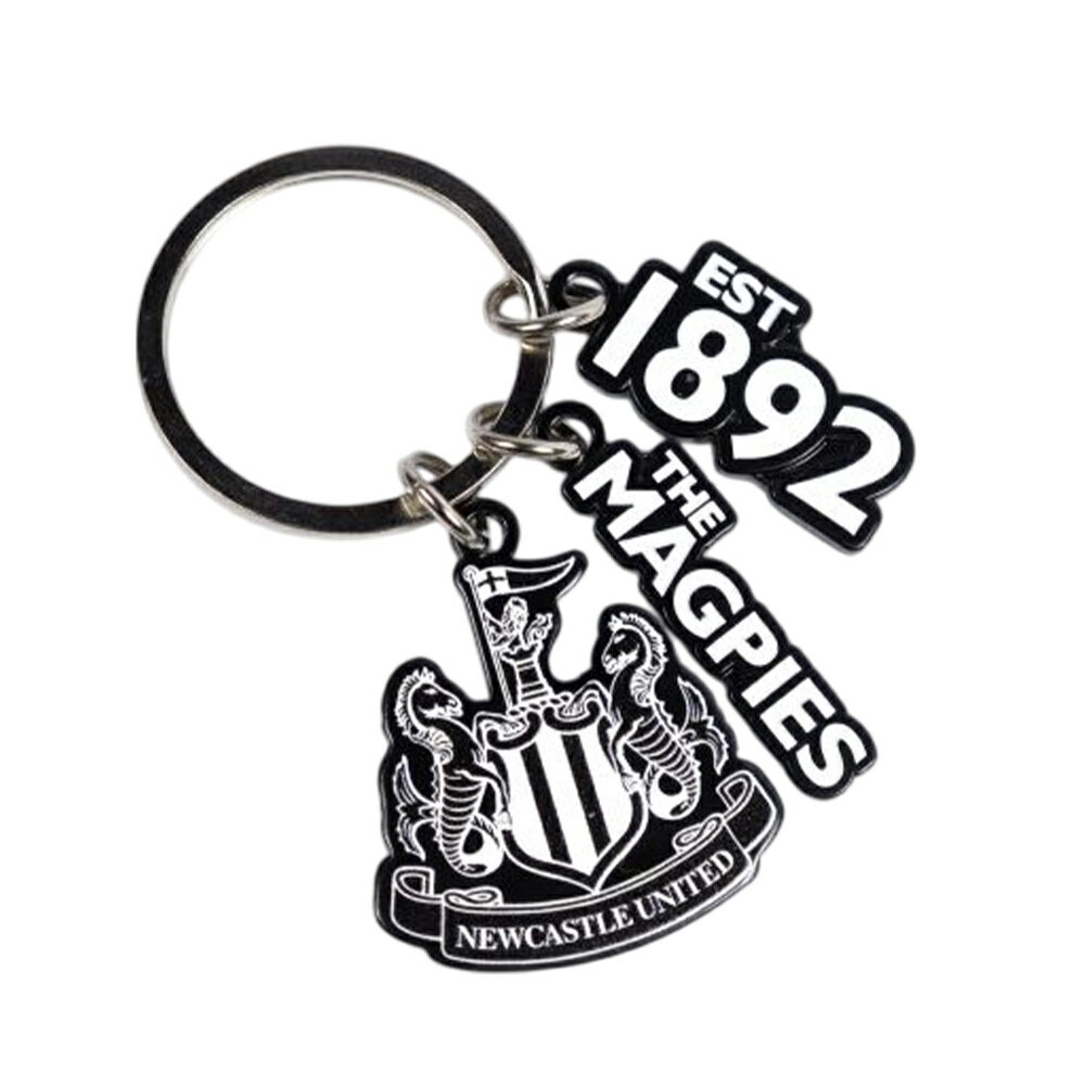 ニューカッスル・ユナイテッド フットボールクラブ Newcastle United FC オフィシャル商品 チャーム キーリング キーホルダー 【海外通販】