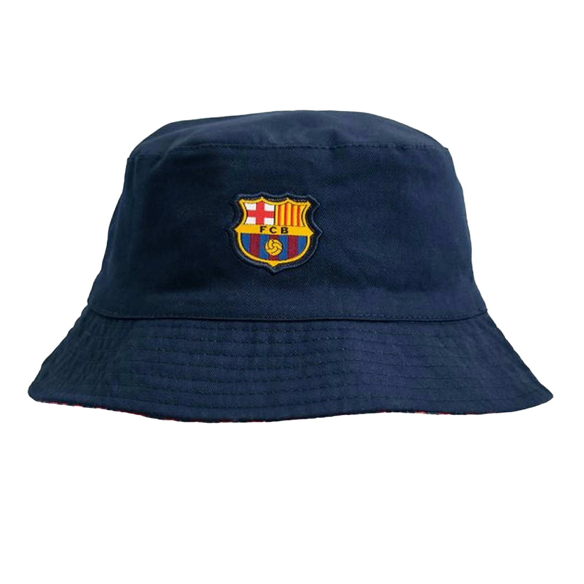FCバルセロナ フットボールクラブ FC Barcelona オフィシャル商品 メンズ リバーシブル ハット バケットハット 帽子 【海外通販】