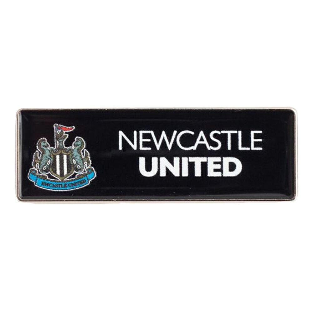 ニューカッスル・ユナイテッド フットボールクラブ Newcastle United FC オフィシャル商品 角型 バッジ 【海外通販】