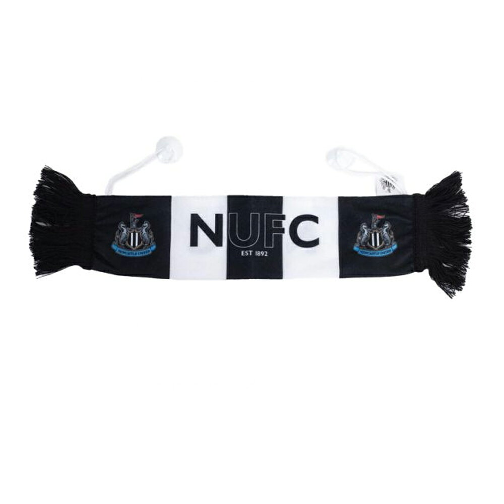 ニューカッスル・ユナイテッド フットボールクラブ Newcastle United FC オフィシャル商品 クレスト カーアクセサリー マフラー型 飾り 【海外通販】