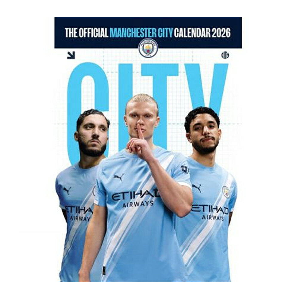 マンチェスター・シティ フットボールクラブ Manchester City FC オフィシャル商品 A3 カレンダー ウォールカレンダー 【海外通販】