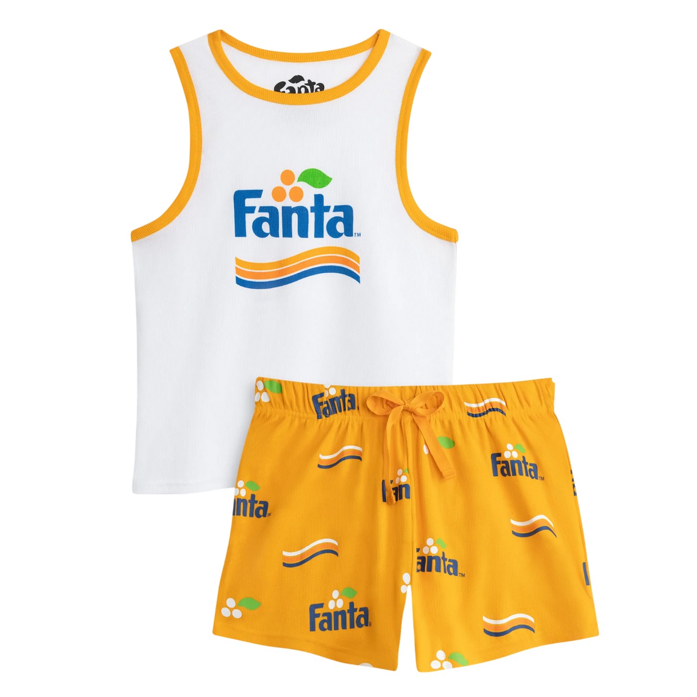 (ファンタ) Fanta オフィシャル商品 レディース タンクトップ パジャマ 半ズボン 上下セット 【海外通販】
