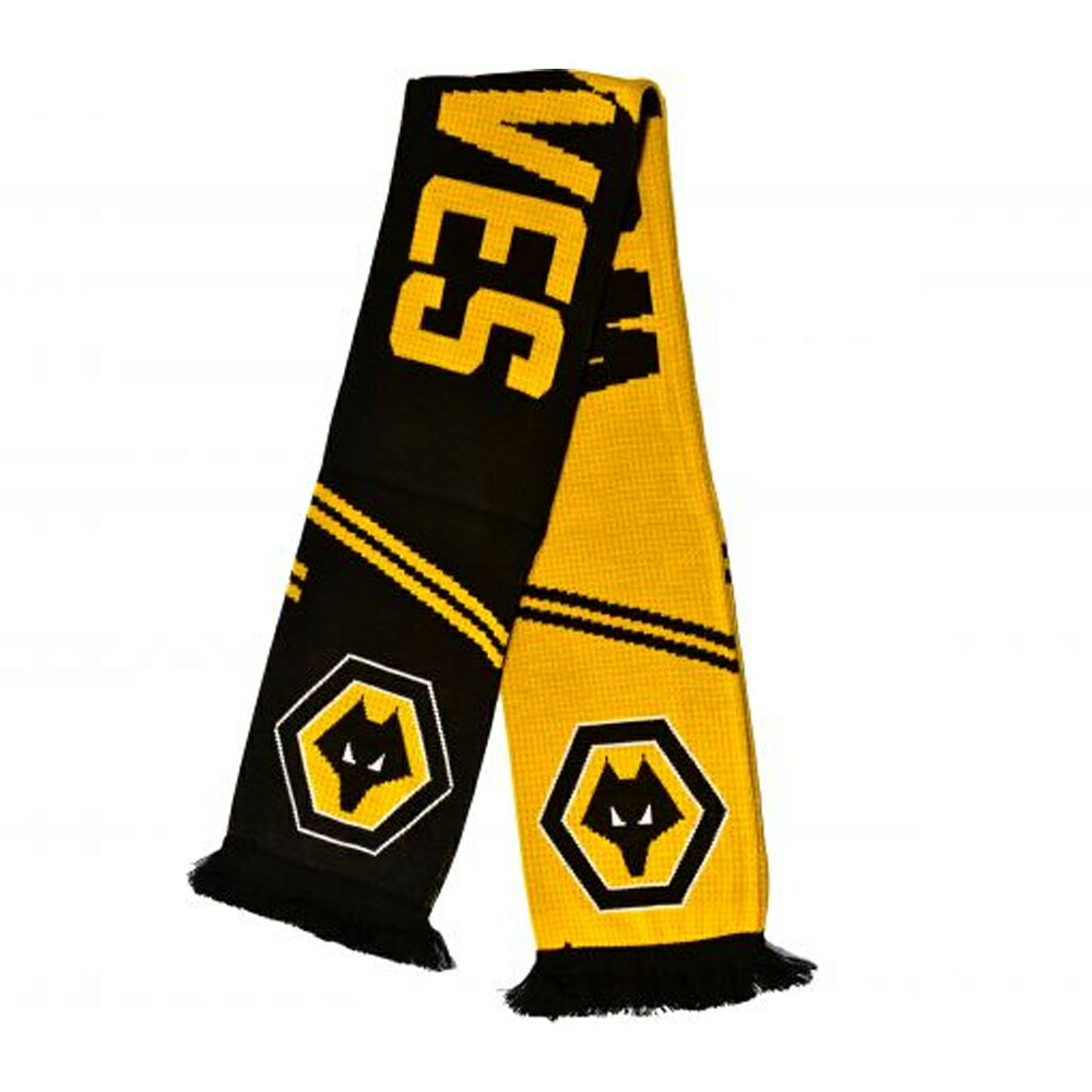 ウルヴァーハンプトン・ワンダラーズ フットボールクラブ Wolverhampton Wanderers FC オフィシャル商品 ユニセックス Vertigo マフラー スカーフ 【海外通販】