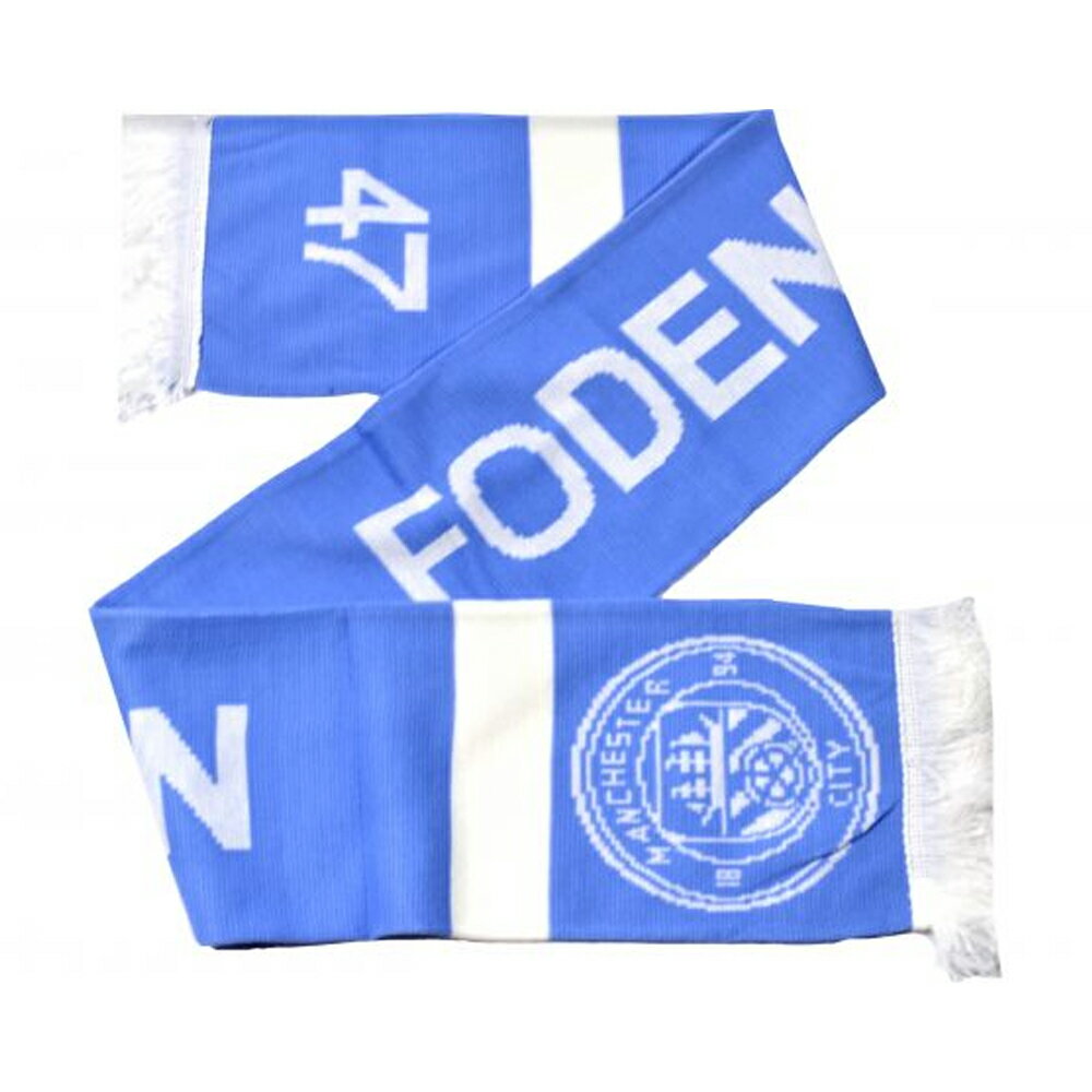 マンチェスター・シティ フットボールクラブ Manchester City FC オフィシャル商品 ユニセックス Phil Foden 47 マフラー プレーヤー スカーフ 【海外通販】