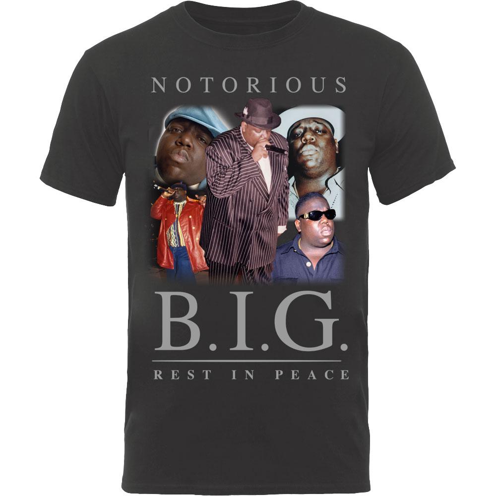 (ノトーリアス・B.I.G.) Notorious B.I.G. オフィシャル商品 ユニセックス Rest In Peace Tシャツ 半袖 トップス 【海外通販】
