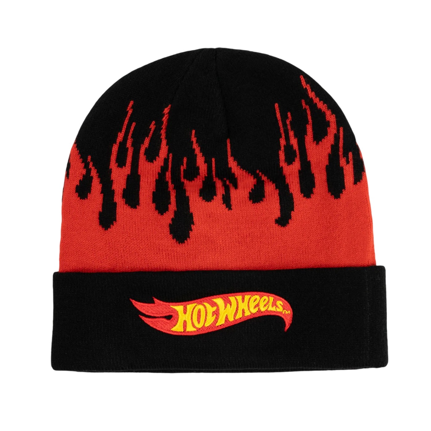 (ホットウィール) Hot Wheels オフィシャル商品 ユニセックス Flames ニット帽 ビーニー キャップ 【海外通販】
