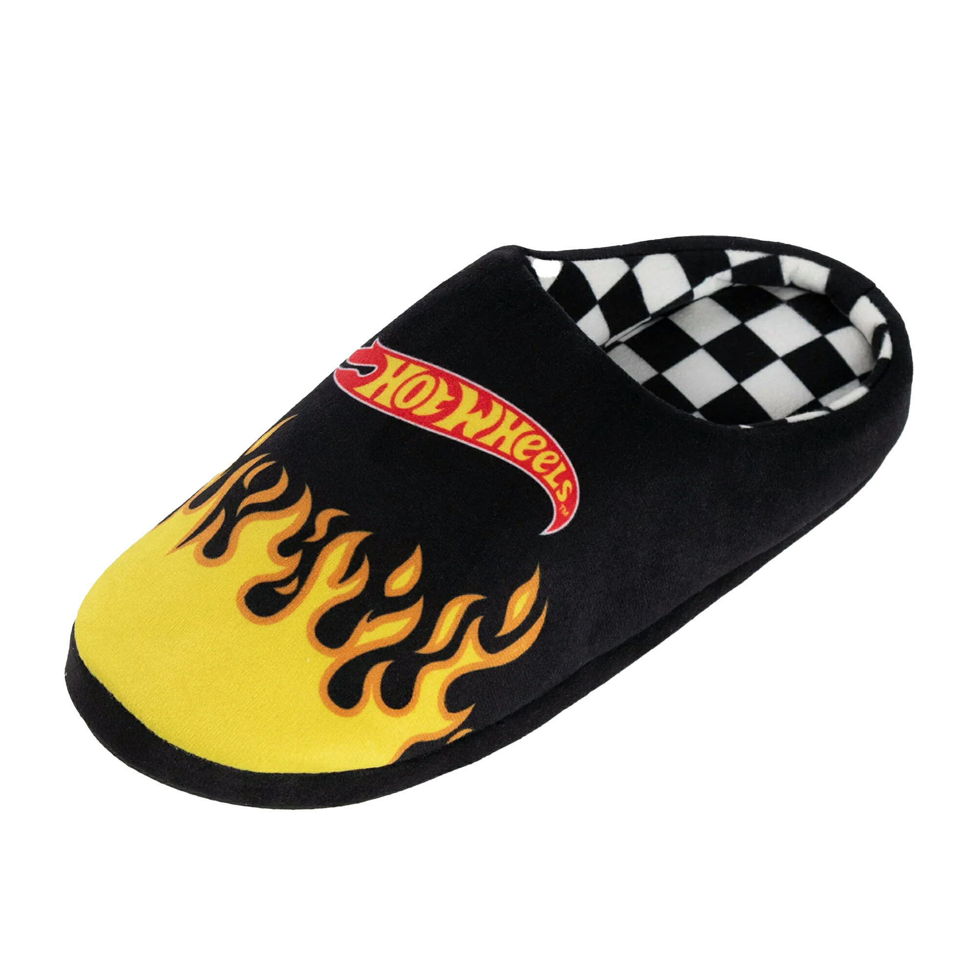 (ホットウィール) Hot Wheels オフィシャル商品 メンズ ロゴ スリッパ 室内履き ルームシューズ 【海外通販】