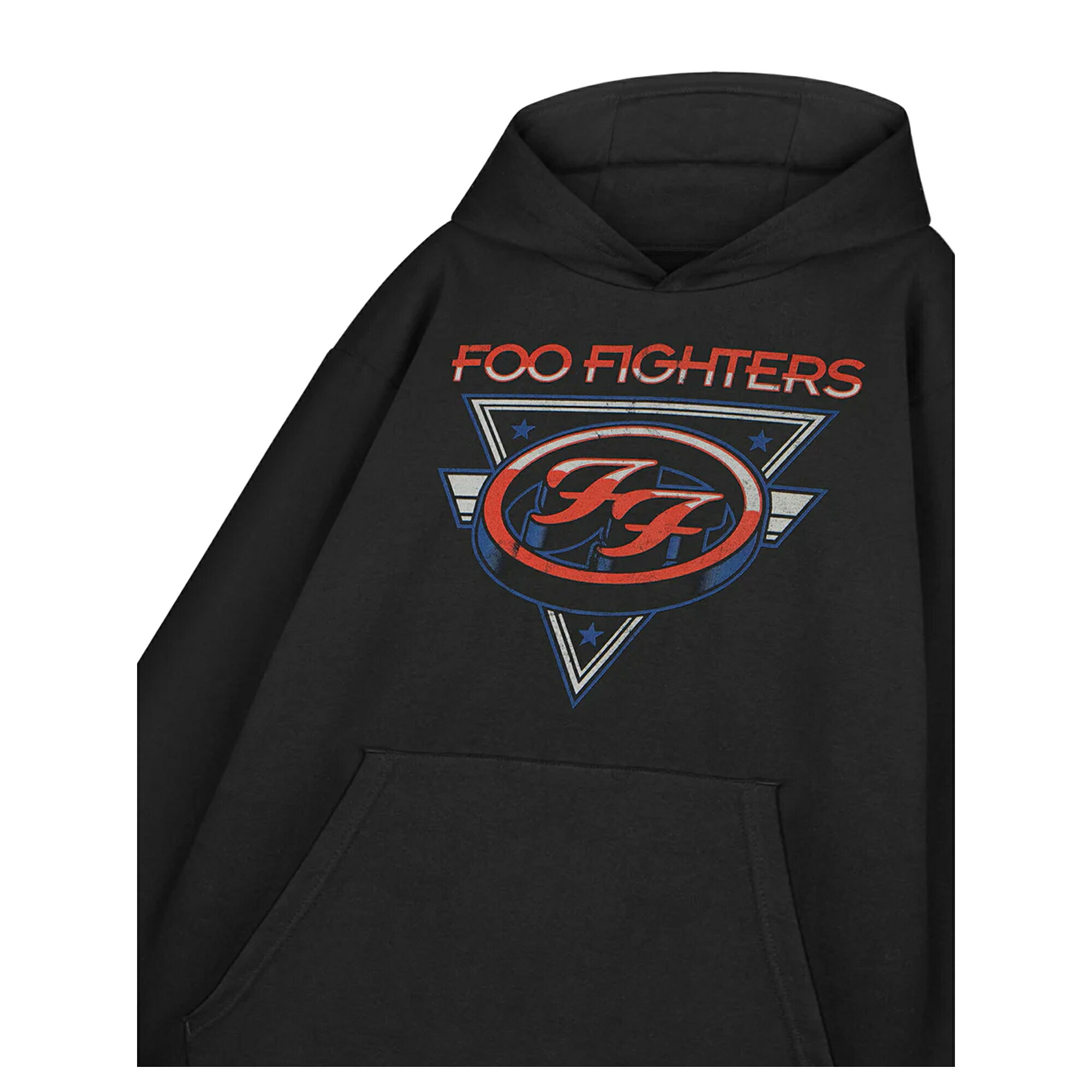 (フー・ファイターズ) Foo Fighters オフィシャル商品 ユニセックス Triangle Stars パーカー フード付き トレーナー 【海外通販】
