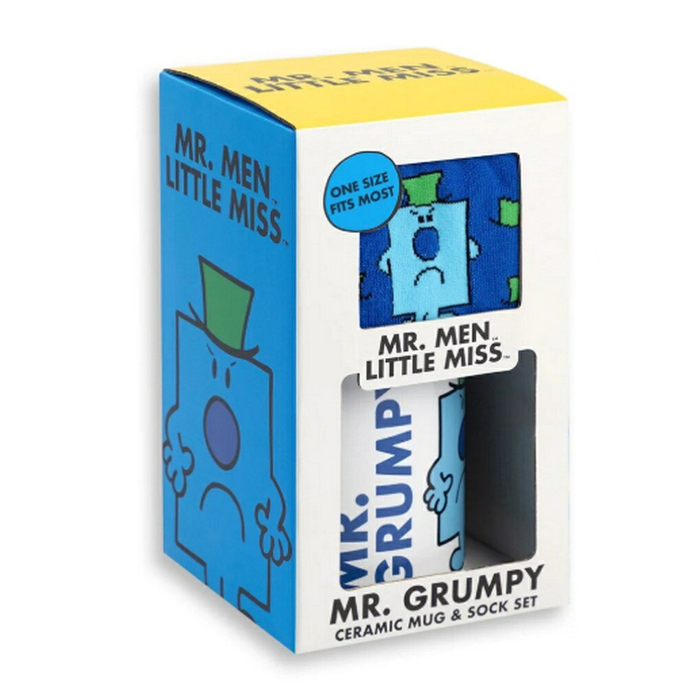 (ミスターメン) Mr Men オフィシャル商品 My Dad Is Mr Grumpy マグ ソックス セット 【海外通販】