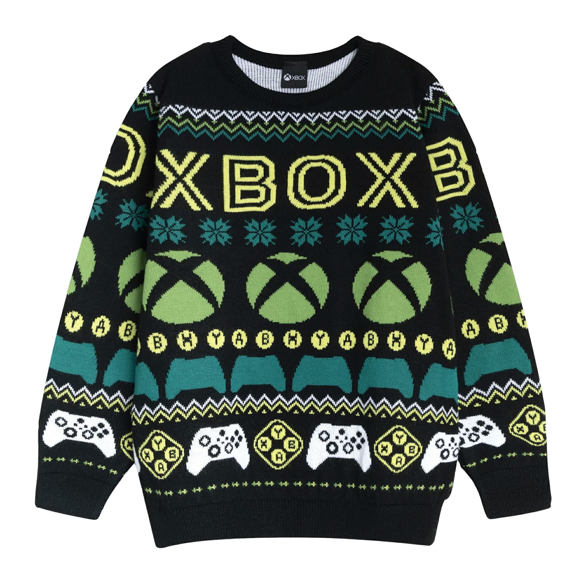 (エックスボックス) Xbox オフィシャル商品 キッズ・子供 ボーイズ セーター ロゴ クリスマスセーター 長袖 トップス 【海外通販】