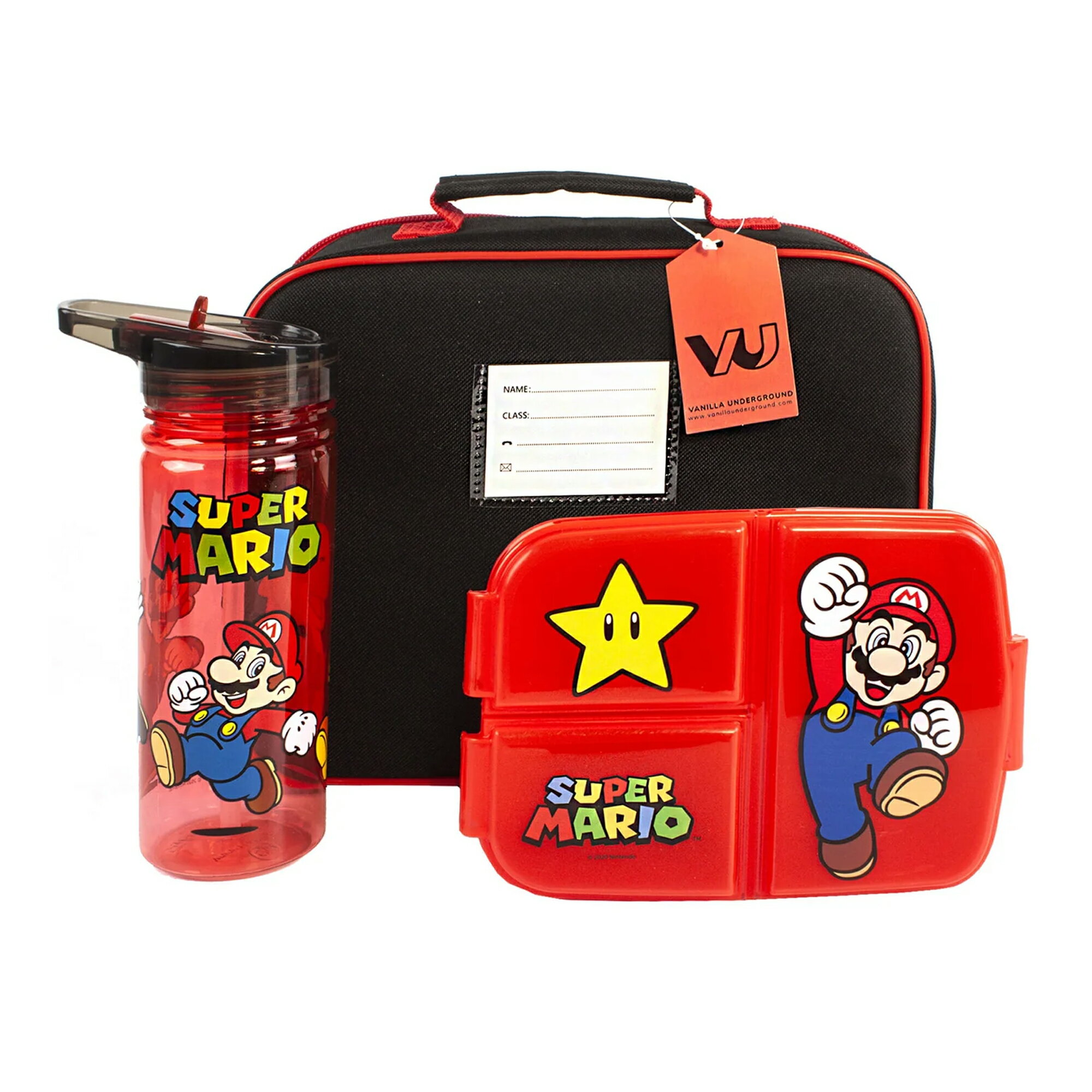 (スーパーマリオブラザーズ) Super Mario オフィシャル商品 ヨッシー ランチバッグ お弁当入れ かばん セット (3ピース) 【海外通販】