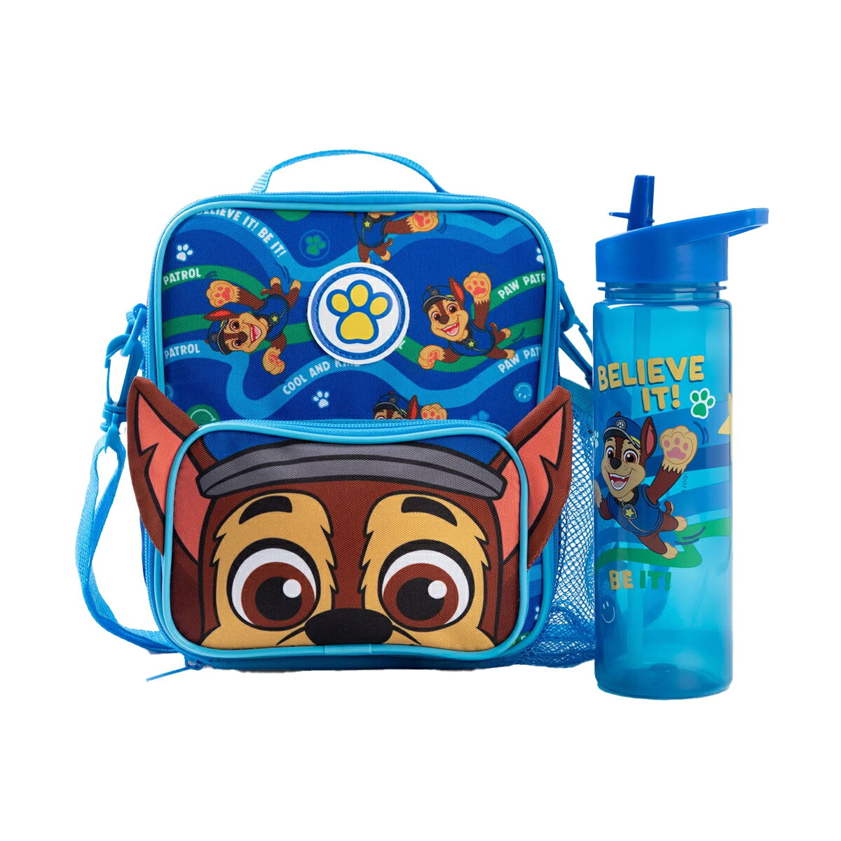 (パウ・パトロール) Paw Patrol オフィシャル商品 Believe It Be It ランチバッグ チェイス ボトル セット 【海外通販】