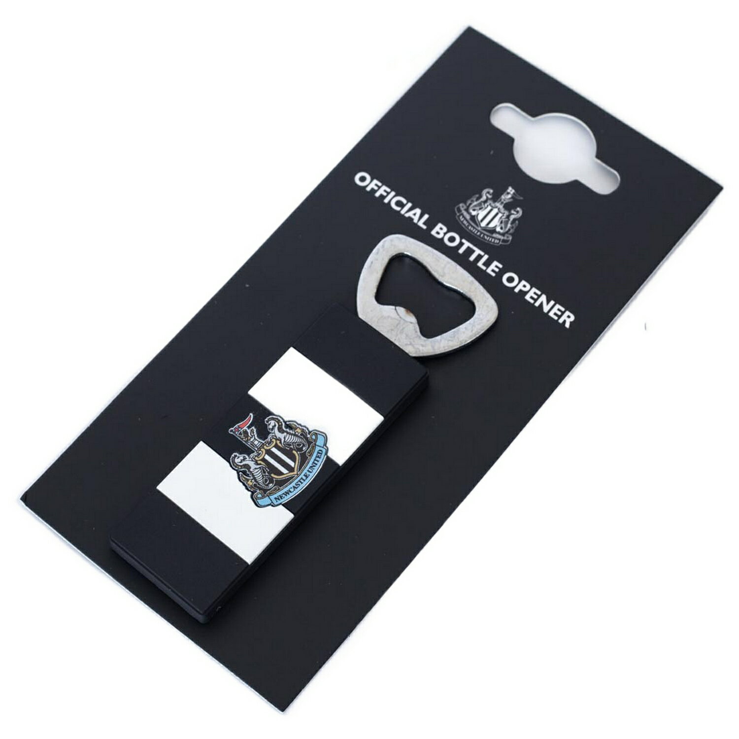 Cap Openers, Cork Screws - ニューカッスル・ユナイテッド フットボールクラブ Newcastle United FC オフィシャル商品 PVC クレスト マグネット 栓抜き ボトルオープナー 【海外通販】