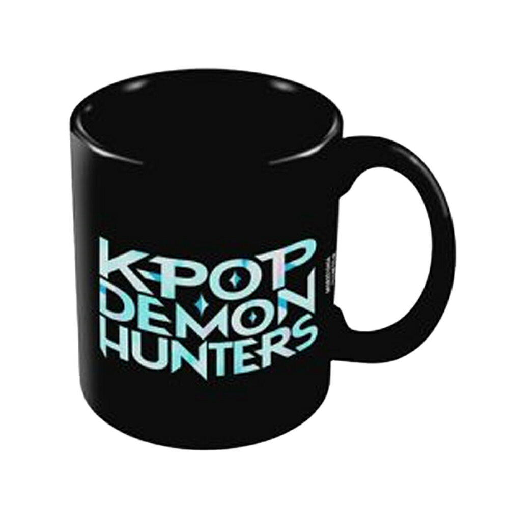 (KPOPガールズ! デーモン・ハンターズ) K-Pop Demon Hunters オフィシャル商品 ロゴ マグ マグカップ コップ 【海外通販】