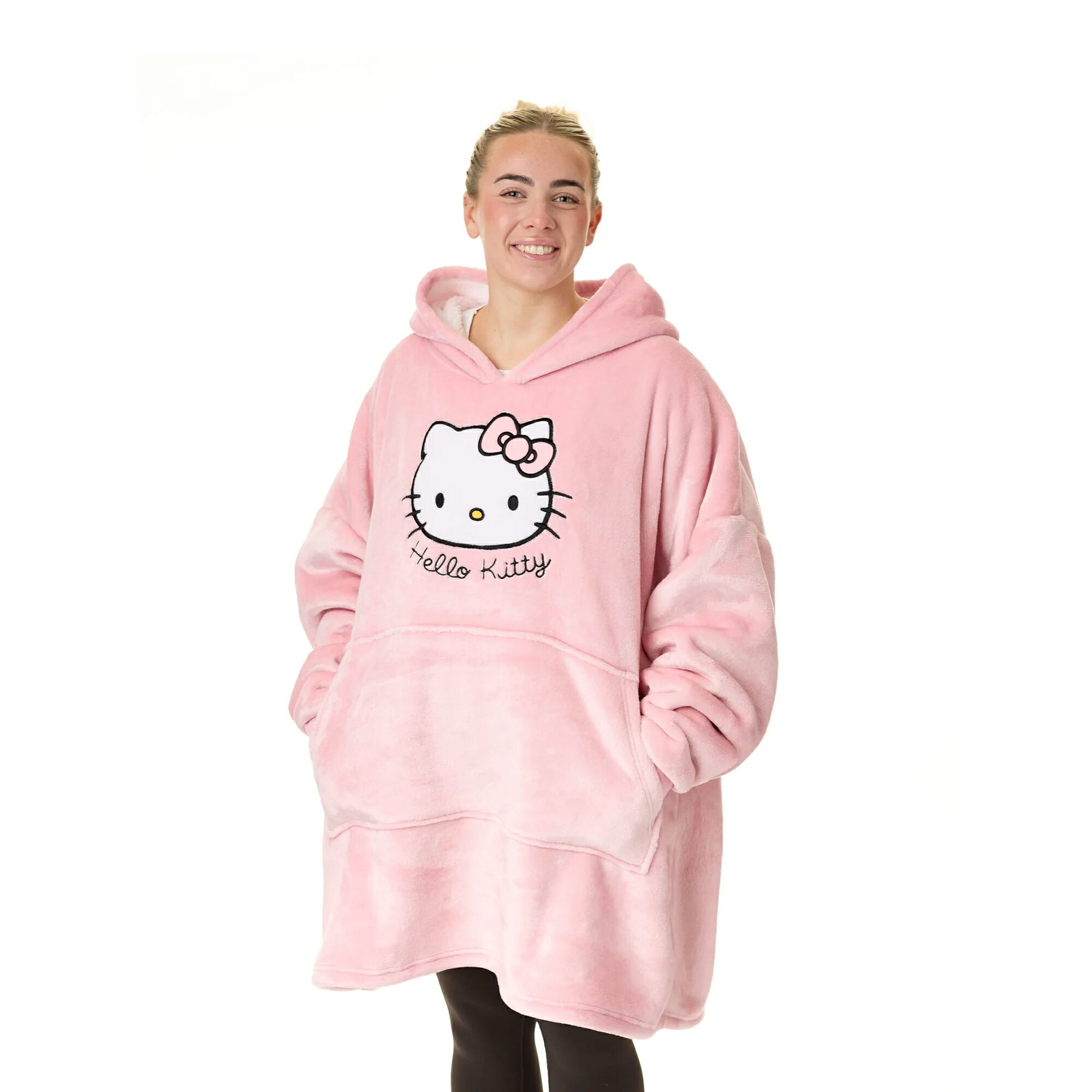 (ハローキティ) Hello Kitty オフィシャル商品 レディース キャラクター パーカー フェイス フード付き ブランケット 【海外通販】 pertemba-10819744 Pertemba Japan パッケージ画像