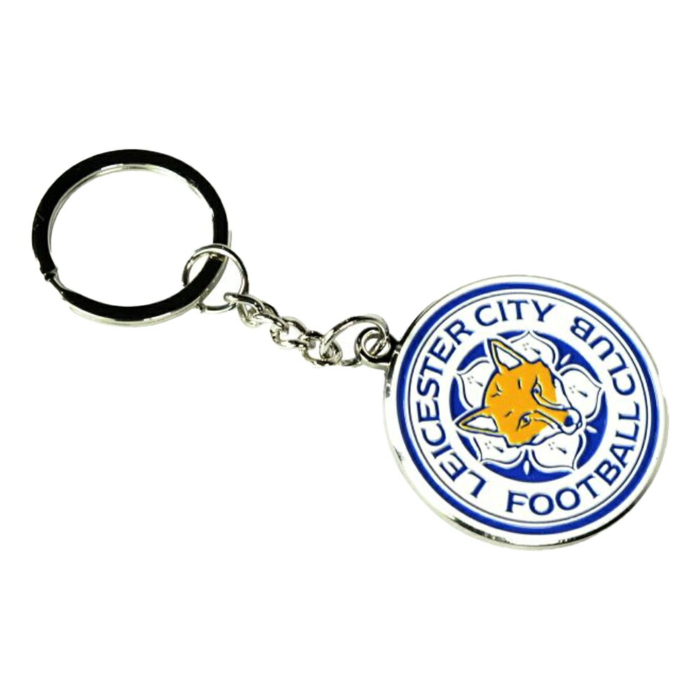 レスターレスター・シティ フットボールクラブ Leicester City FC オフィシャル商品 クレスト キーリング キーホルダー 
