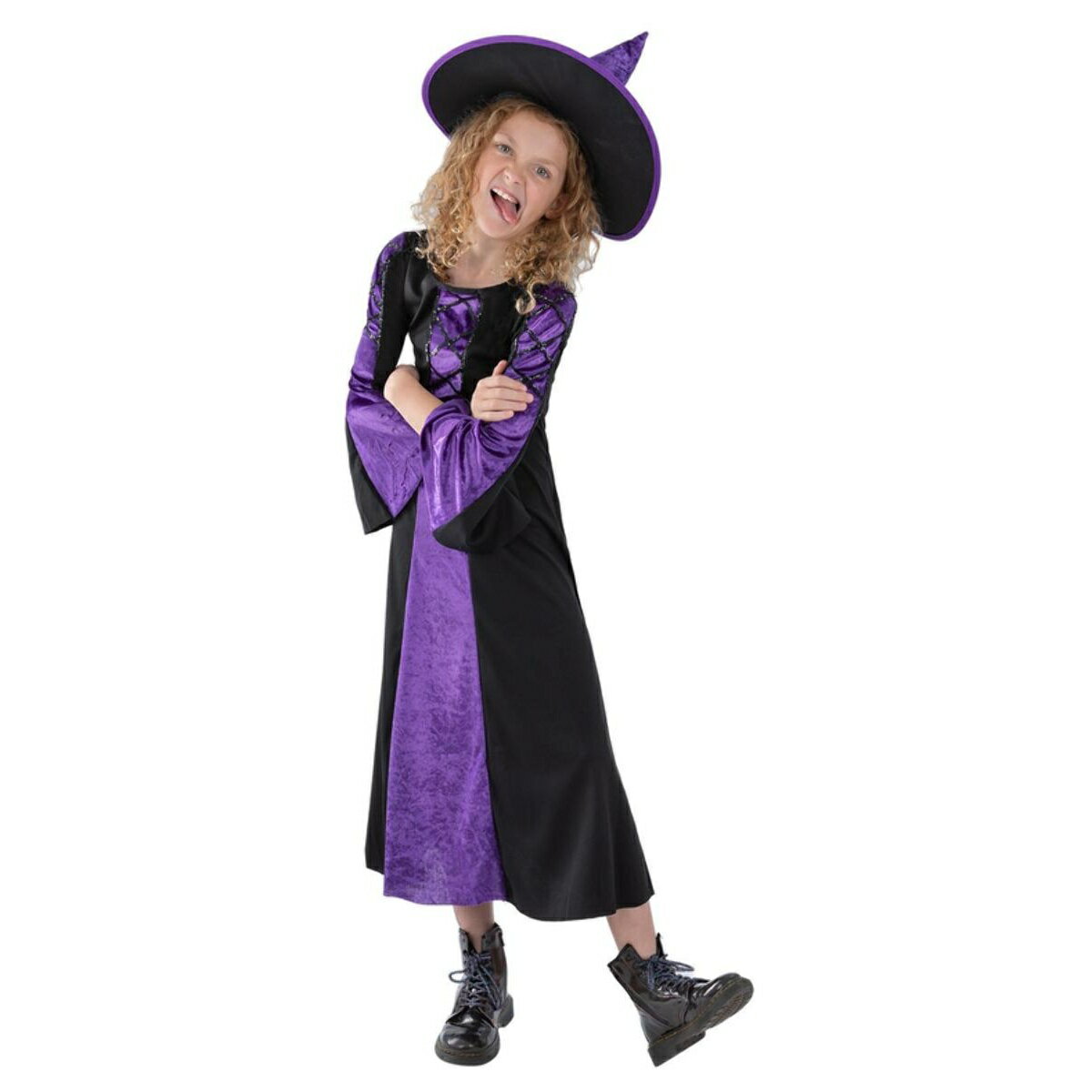 (スミッフィーズ) Smiffys ハロウィン コスプレ・仮装用 キッズ・子供用 魔女 コスチューム ...