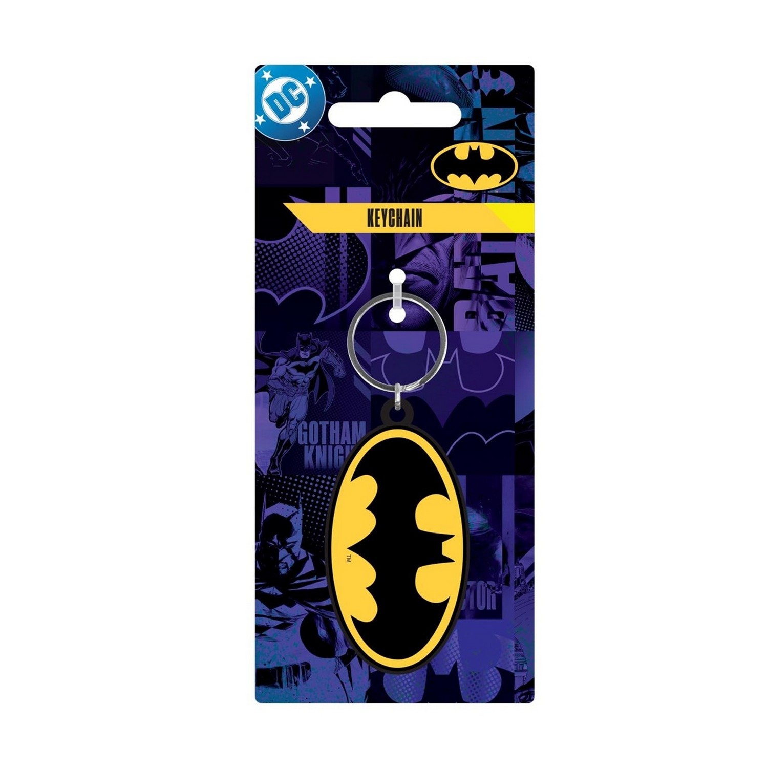 Rakuten - (DCコミックス) DC Comics バットマン オフィシャル商品 キッズ・子供用 ロゴ キーリング キーホルダー 【海外通販】