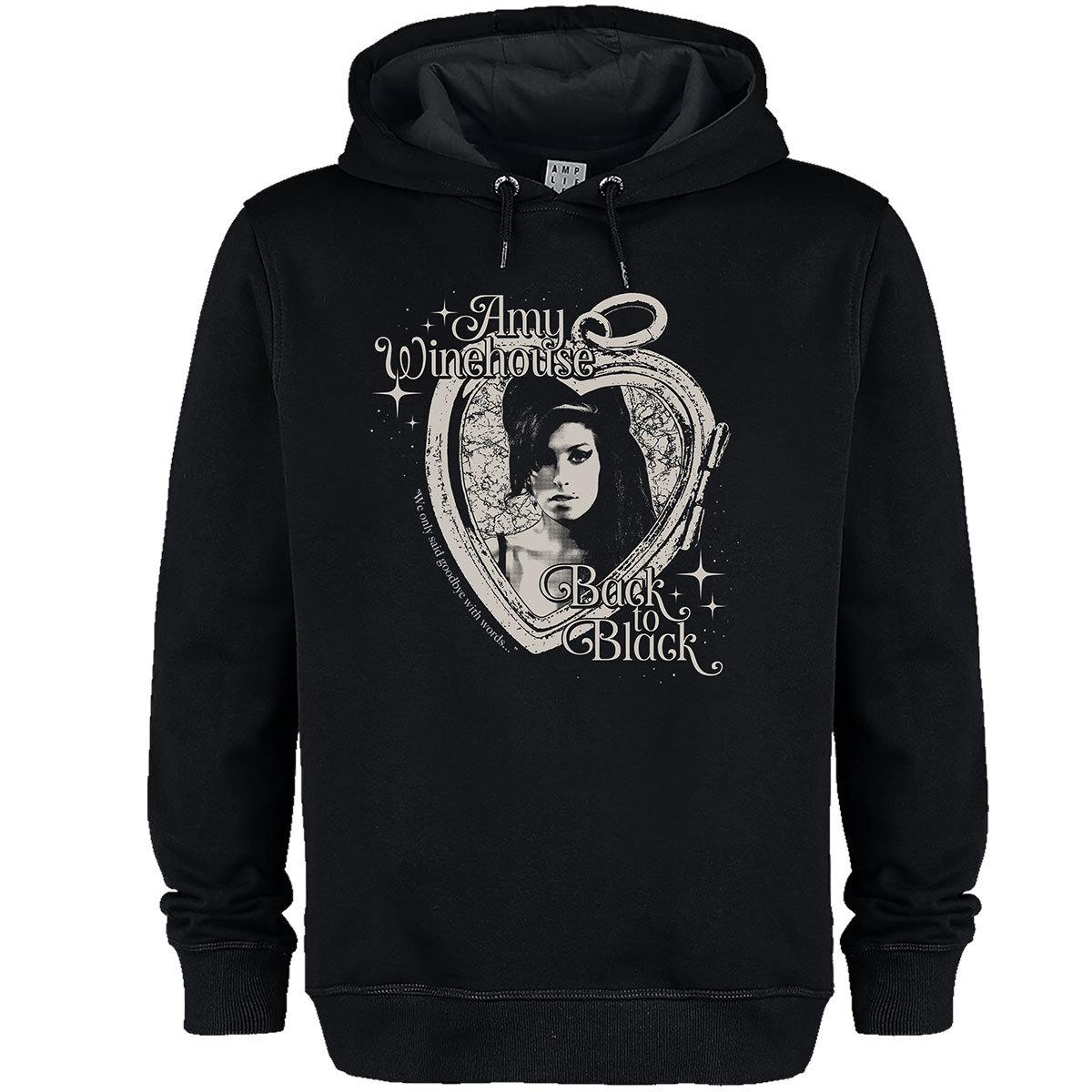 (アンプリファイド) Amplified オフィシャル商品 ユニセックス Amy Winehouse エイミー・ワインハウス パーカー Heart Frame フード付き トレーナー 【海外通販】