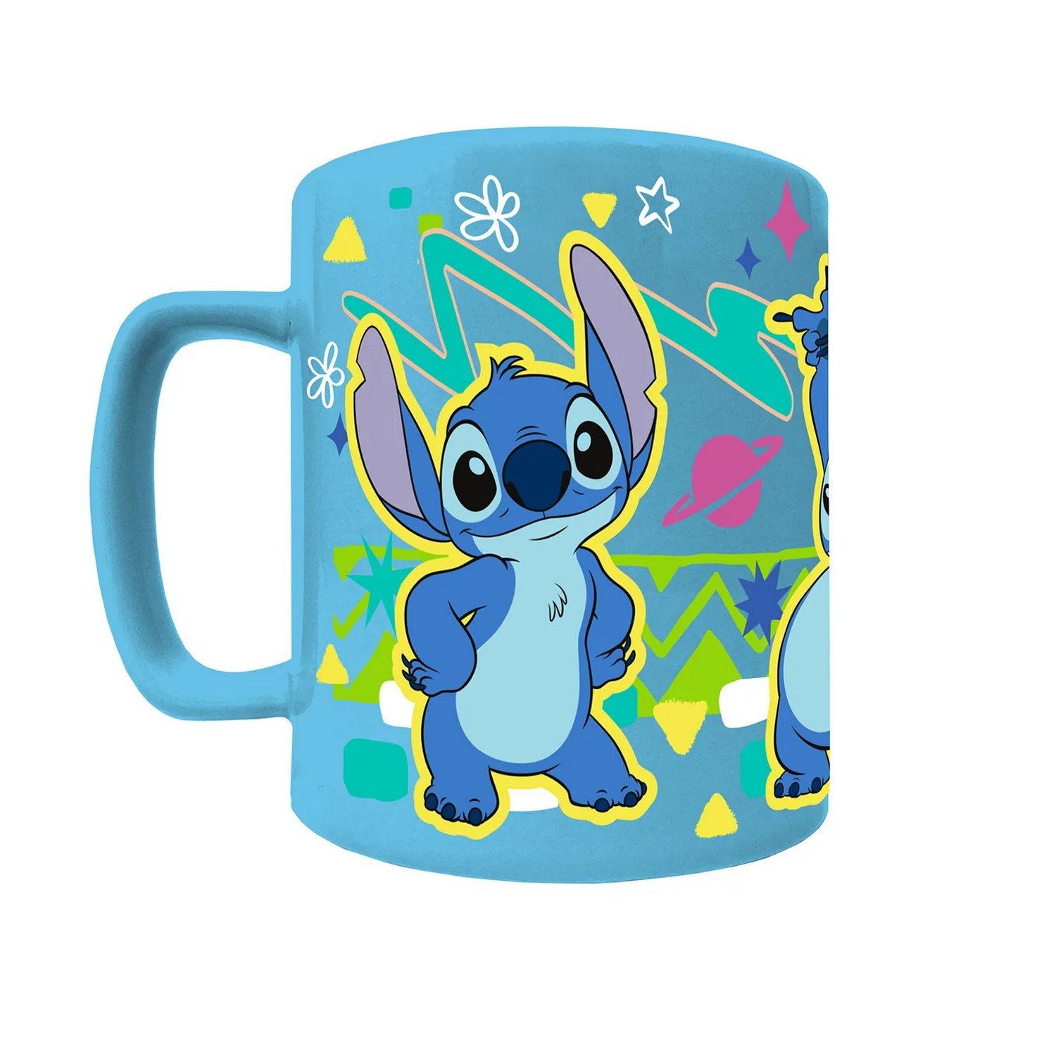 (リロ・アンド・スティッチ) Lilo and Stitch オフィシャル商品 キッズ・子供用 ふかふか マグ マグカップ コップ 440ml 【海外通販】