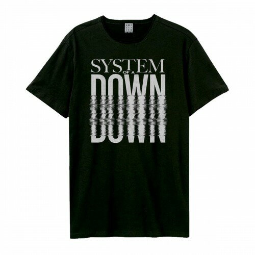 (アンプリファイド) Amplified オフィシャル商品 ユニセックス Systems Of A Down システム・オブ・ア・ダウン Tシャツ Statue Ripples 半袖 
