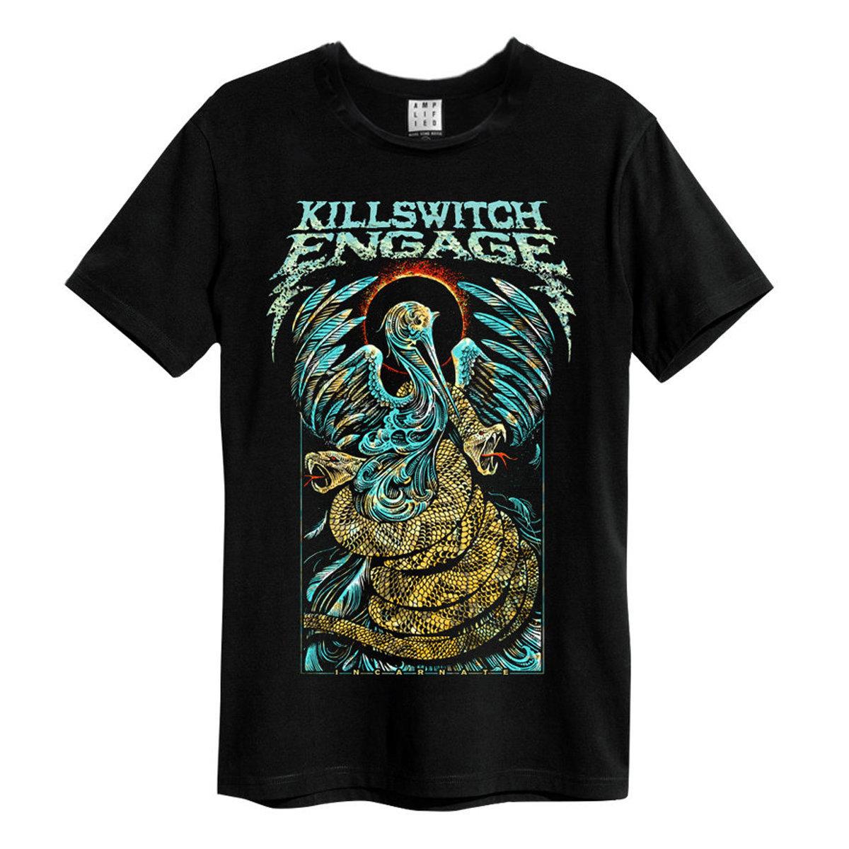 (アンプリファイド) Amplified オフィシャル商品 ユニセックス Killswitch Engage キルスウィッチ・エンゲイジ Tシャツ Crane 半袖 