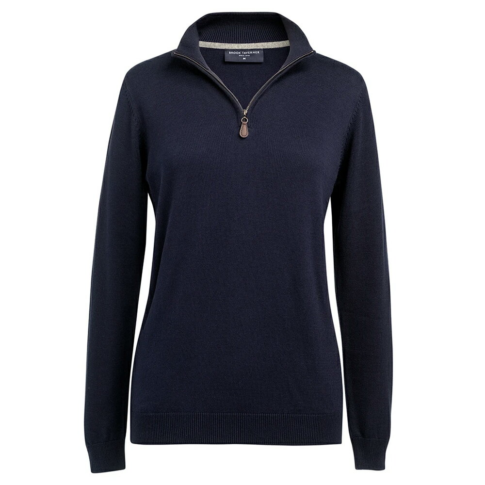 (ブルーク・タバナー) Brook Taverner レディース Taylor 長袖 ジップネック セーター プルオーバー 【海外通販】