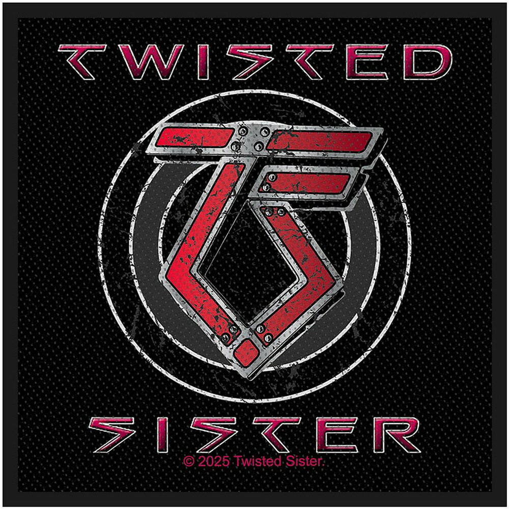 (トゥイステッド・シスター) Twisted Sister オフィシャル商品 ロゴ ワッペン 織地 パッチ 【海外通販】