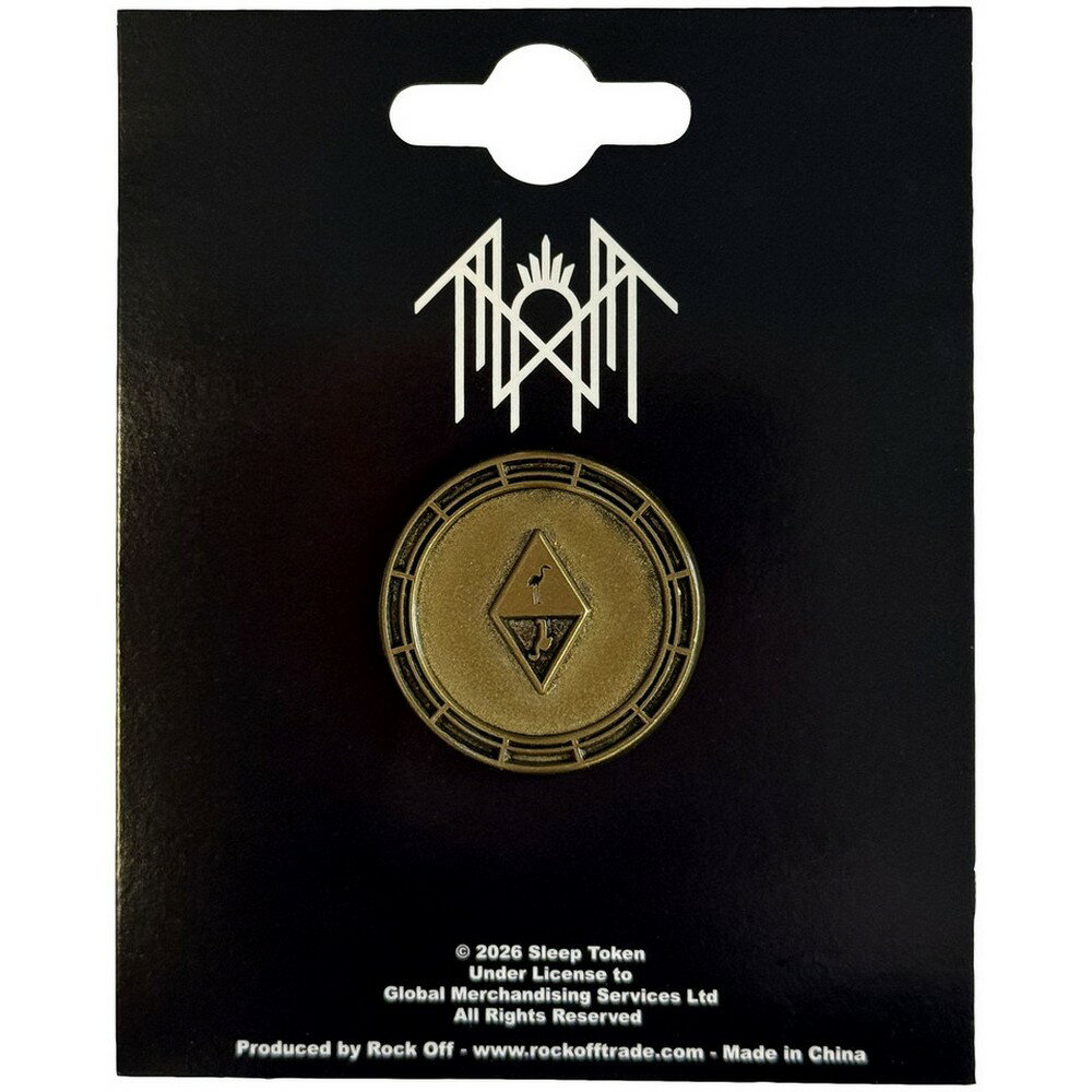 (スリープ・トークン) Sleep Token オフィシャル商品 Inverse フラミンゴ ピンバッジ バッジ 【海外通販】