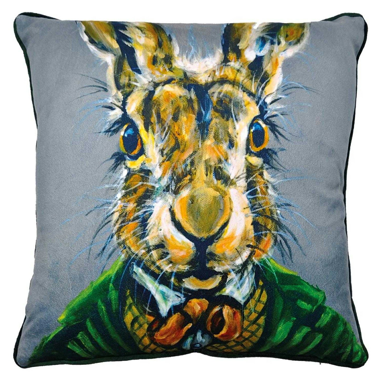 (ルイーズ・ブラウン) Louise Brown オフィシャル商品 Hartley Rabbit 角型 クッション 【海外通販】