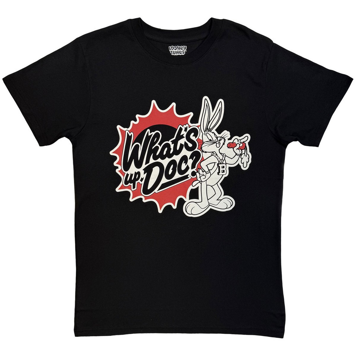 (ルーニー・テューンズ) Looney Tunes オフィシャル商品 ユニセックス What's Up. Doc? Tシャツ 半袖 トップス 【海外通販】