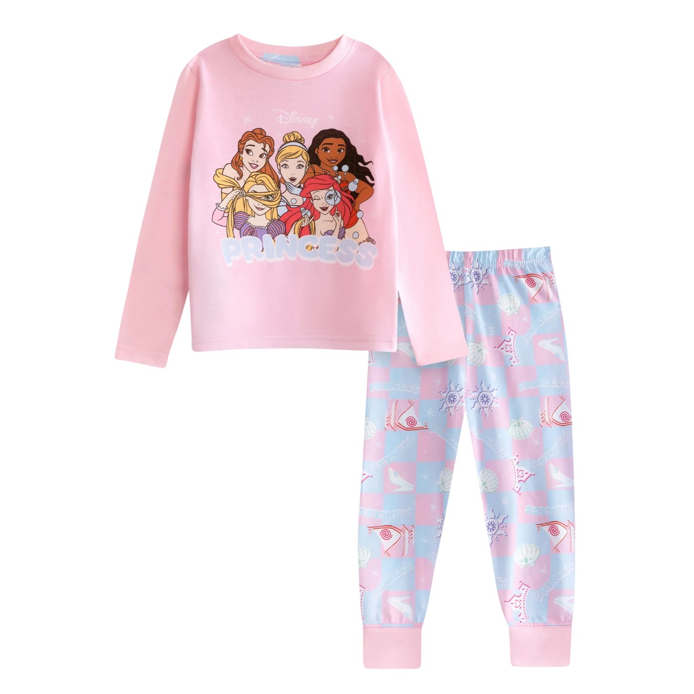 Rakuten - ディズニープリンセス Disney Princess オフィシャル商品 キッズ・子供 ガールズ パジャマ 長袖 上下セット 【海外通販】