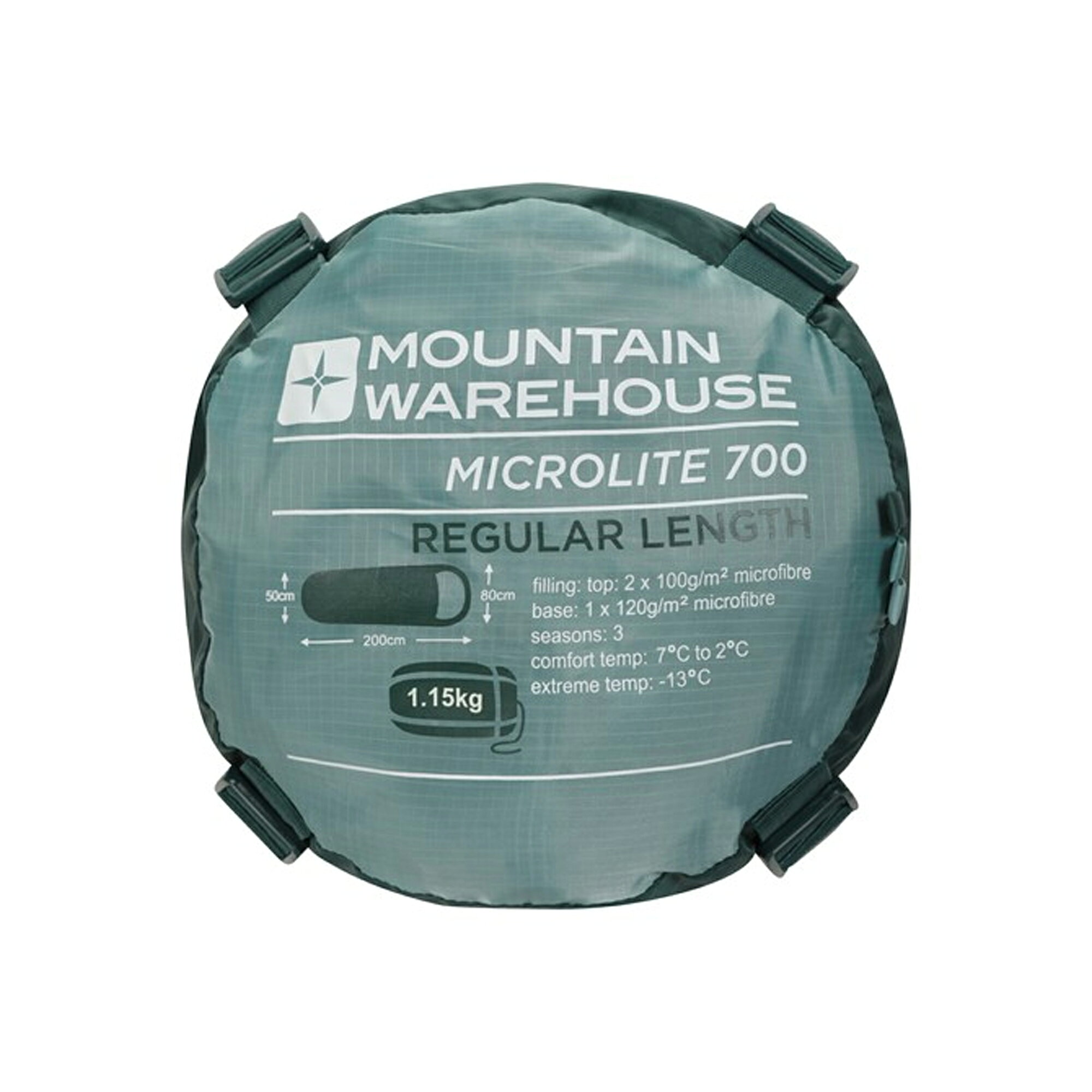 (マウンテン・ウェアハウス) Mountain Warehouse ミッドシーズン 右ファスナー マイクロライト 700 マミー型 スリーピングバッグ 寝袋 【海外通販】 pertemba-10767822 Pertemba Japan サンプル画像3