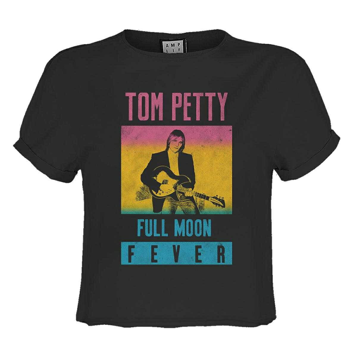 (アンプリファイド) Amplified オフィシャル商品 レディース Tom Petty & The Heartbreakers Tシャツ クロップ丈 Full Moon Fever 半袖 【海外通販】