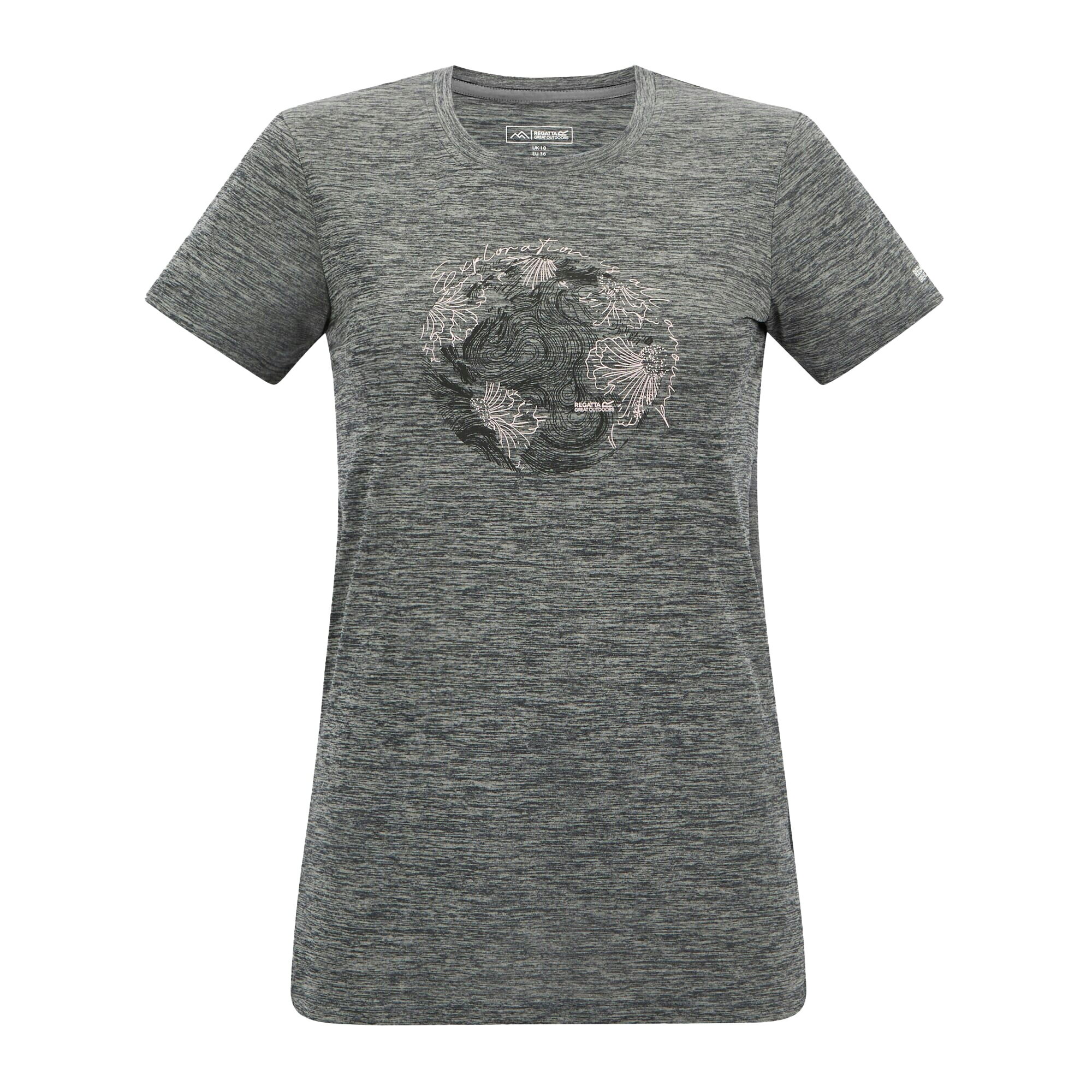 (レガッタ) Regatta レディース Fingal World プリント 半袖 Tシャツ トップス 