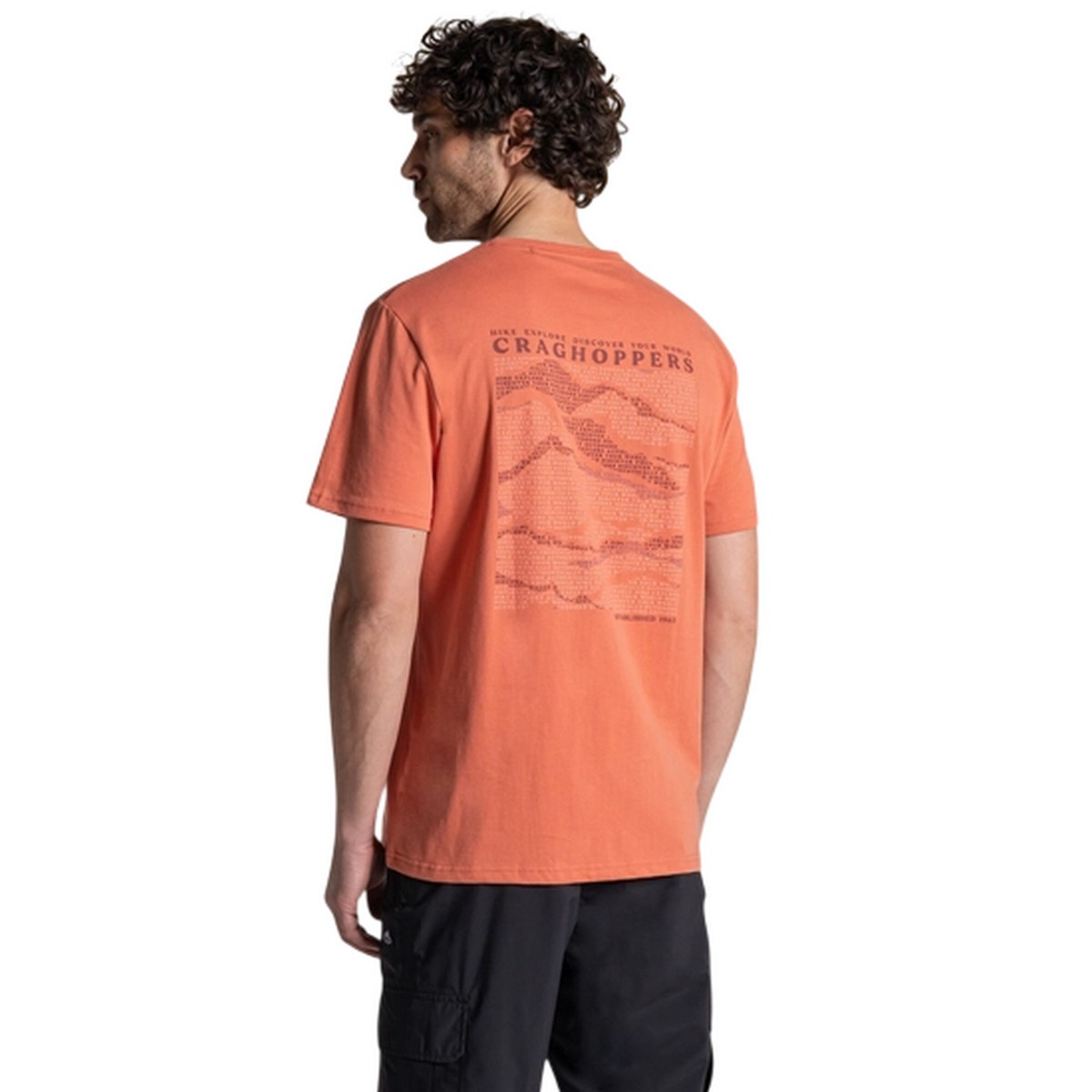 (クラグホッパーズ) Craghoppers メンズ Lucent II Mountain バックプリント 半袖 Tシャツ トップス 