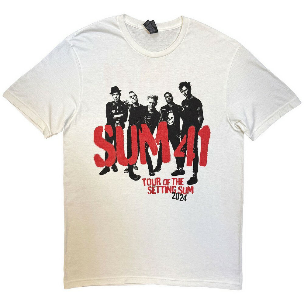 (サム・フォーティーワン) Sum 41 オフィシャル商品 ユニセックス Tour '24 Spray Paint Tシャツ バックプリント 半袖 トップス 【海外通販】