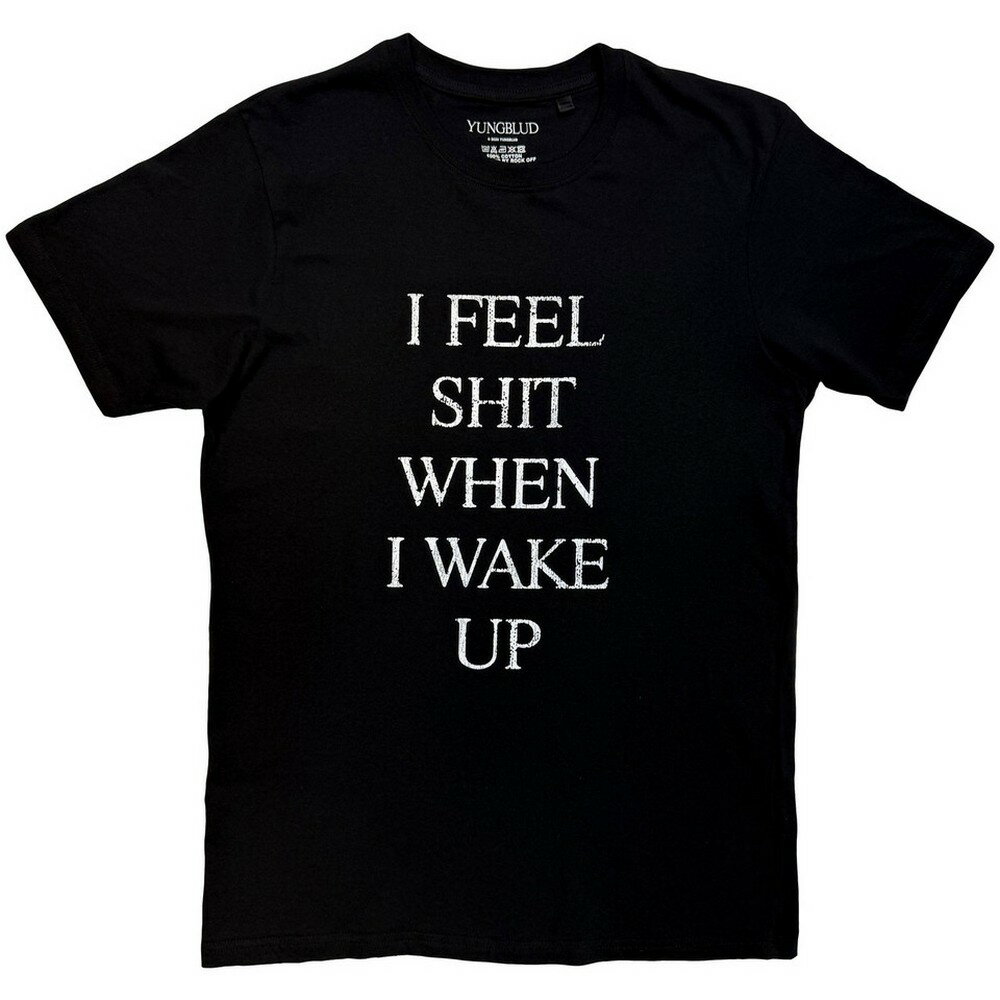 (ヤングブラッド) Yungblud オフィシャル商品 ユニセックス I Feel Like Shit Tシャツ 半袖 トップス 【海外通販】