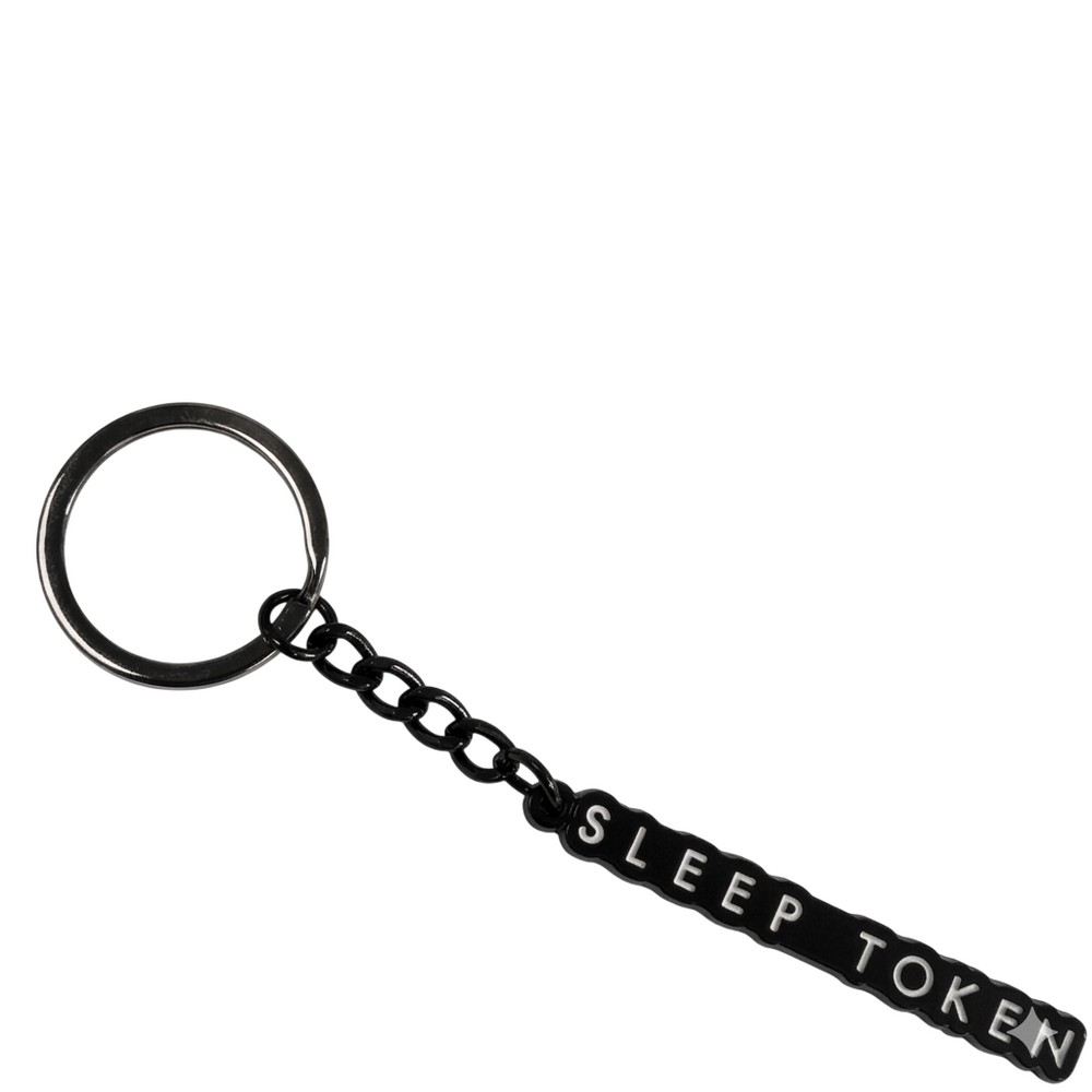 乐天商城 - (スリープ・トークン) Sleep Token オフィシャル商品 テキスト ロゴ キーリング キーホルダー 【海外通販】