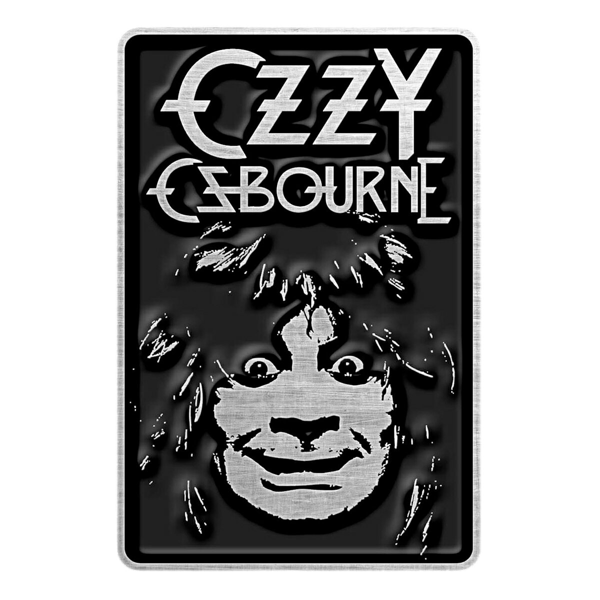 (オジー・オズボーン) Ozzy Osbourne オフィシャル商品 Madman ピンバッジ バッジ ...