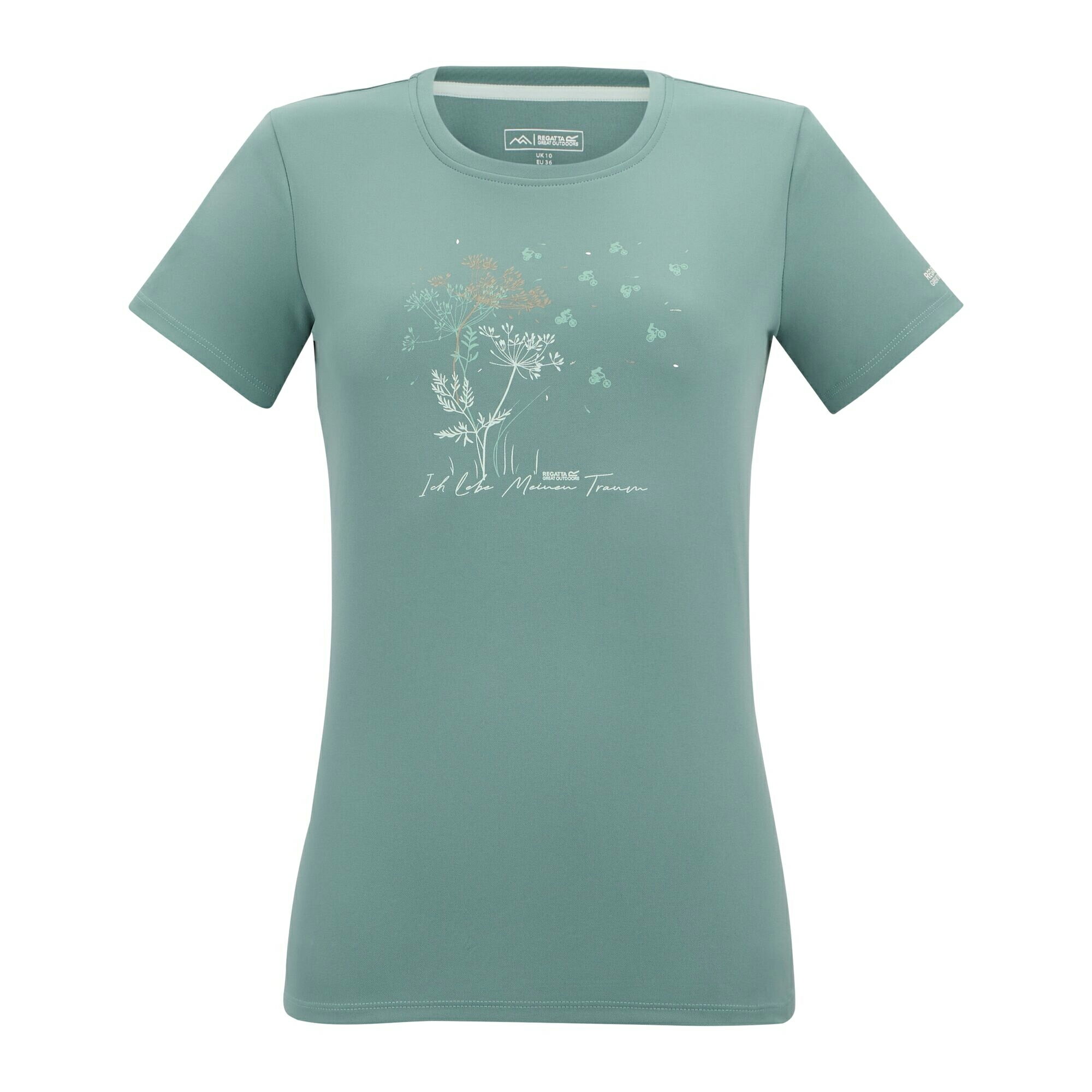 (レガッタ) Regatta レディース Fingal Slogan Plants プリント 半袖 Tシャツ トップス 