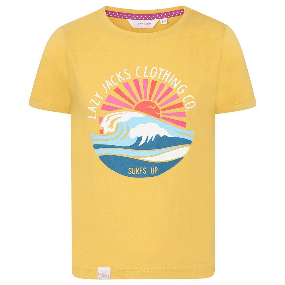 (レイジージャックス) Lazy Jacks キッズ・子供用 プリント 半袖 Tシャツ トップス 女の子 【海外通販】