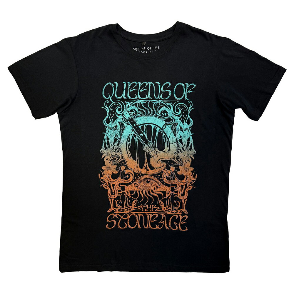 (クイーンズ・オブ・ザ・ストーン・エイジ) Queens Of The Stone Age オフィシャル商品 ユニセックス Montage Tシャツ 半袖 トップス 