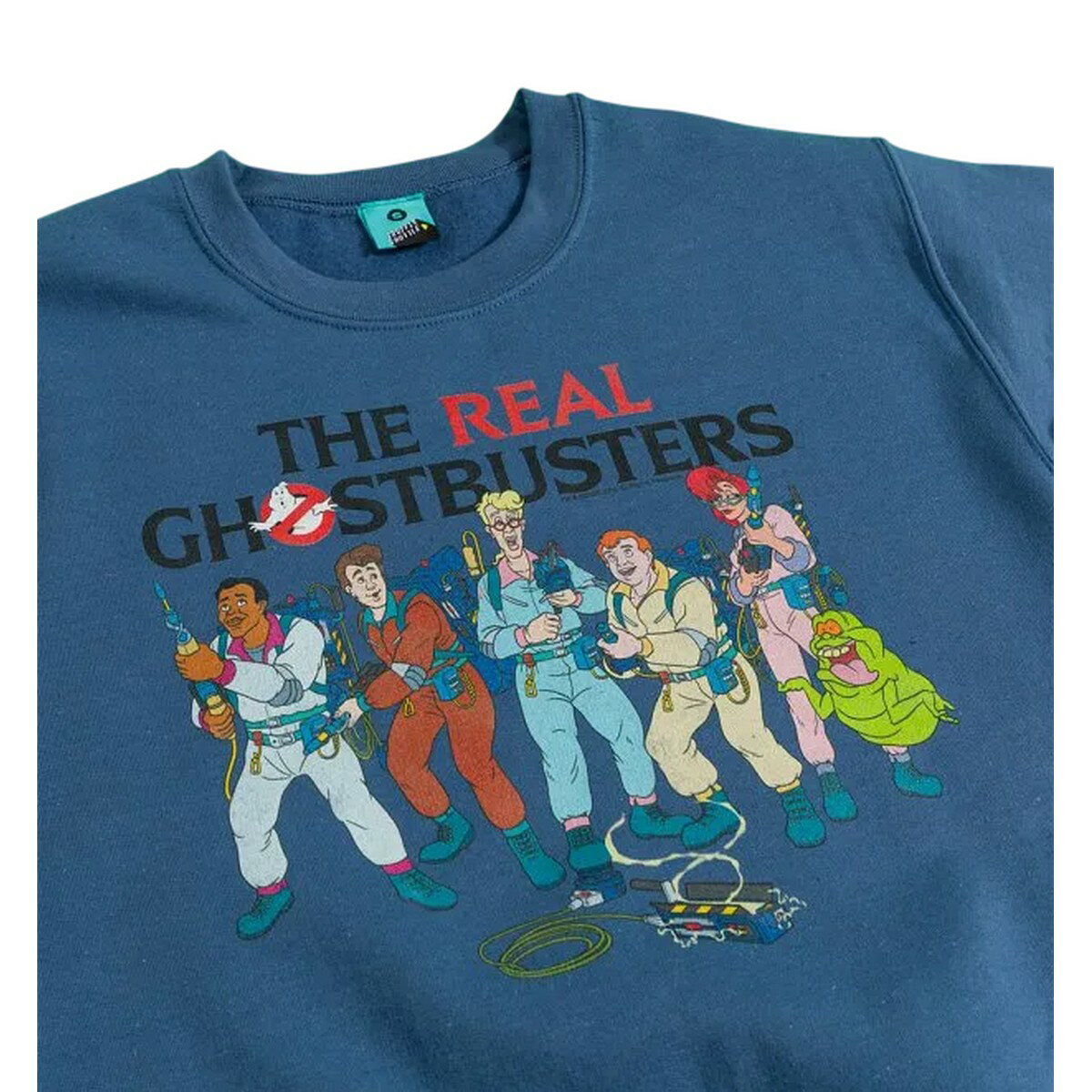 Collaboration - (アニメ ゴーストバスターズ) The Real Ghostbusters オフィシャル商品 ユニセックス 長袖 スウェットシャツ トレーナー 【海外通販】
