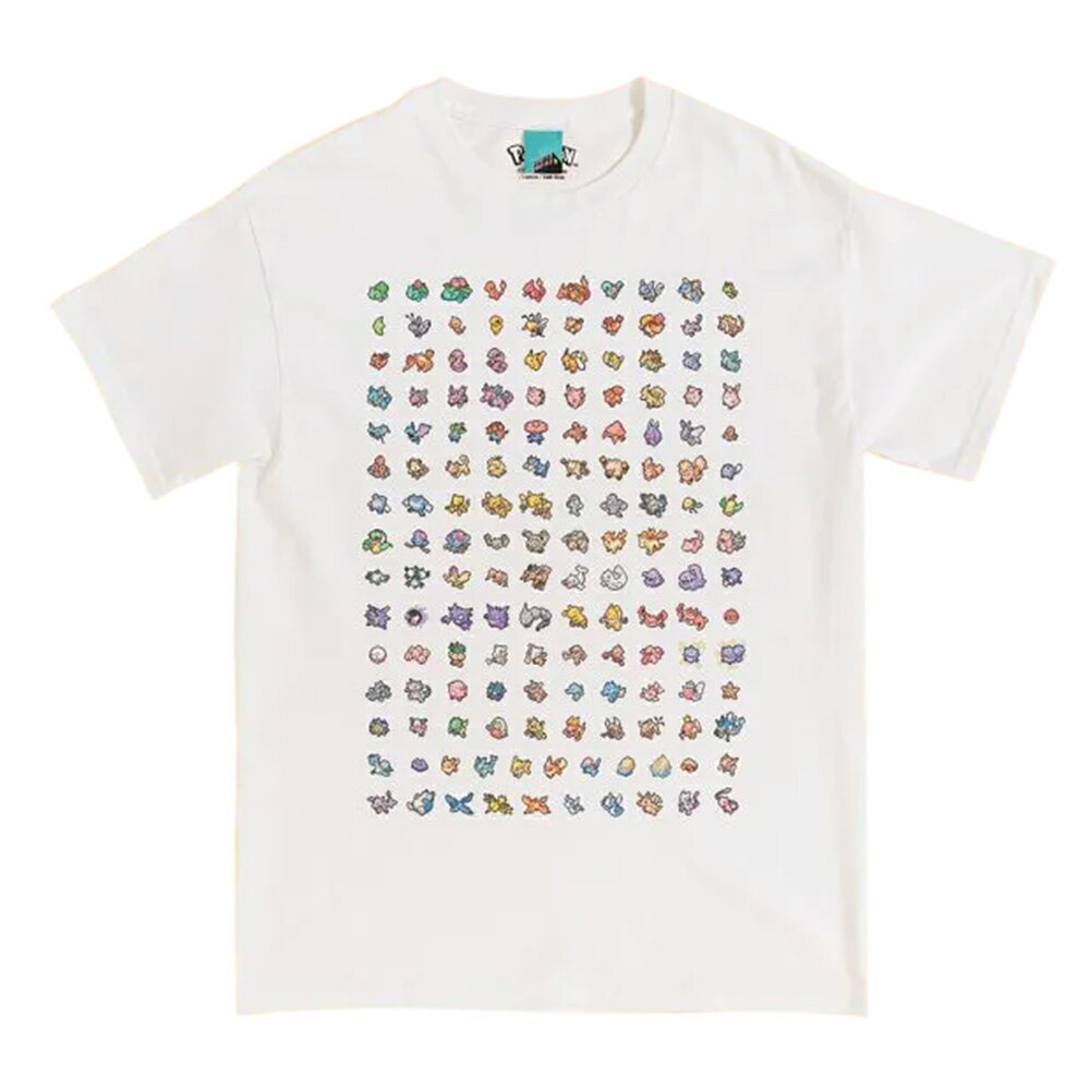 (ポケモン) Pokemon オフィシャル商品 ユニセックス 151 Sprites 半袖 Tシャツ トップス 