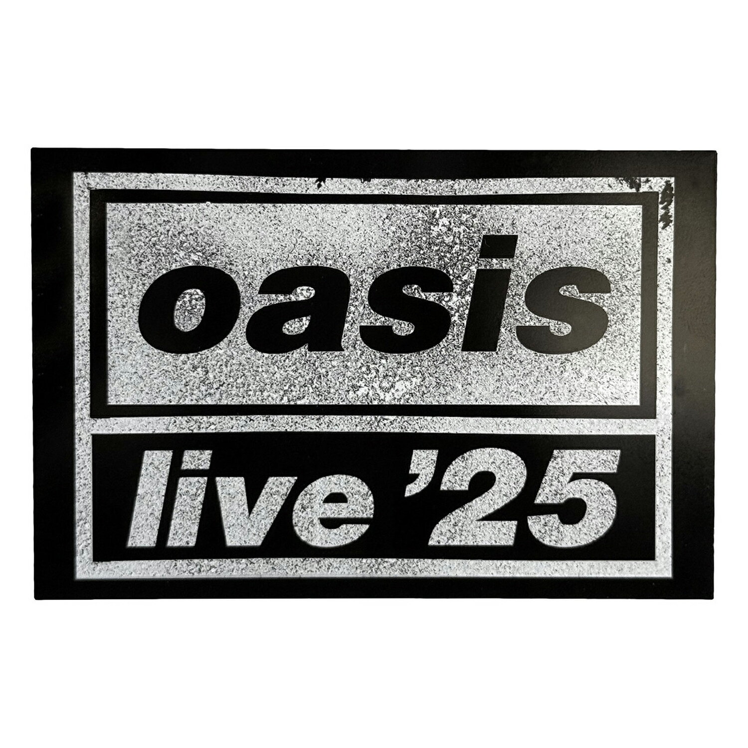 Other - (オアシス) Oasis オフィシャル商品 Live '25 フリッジマグネット ロゴ 冷蔵庫 磁石 (1個) 【海外通販】