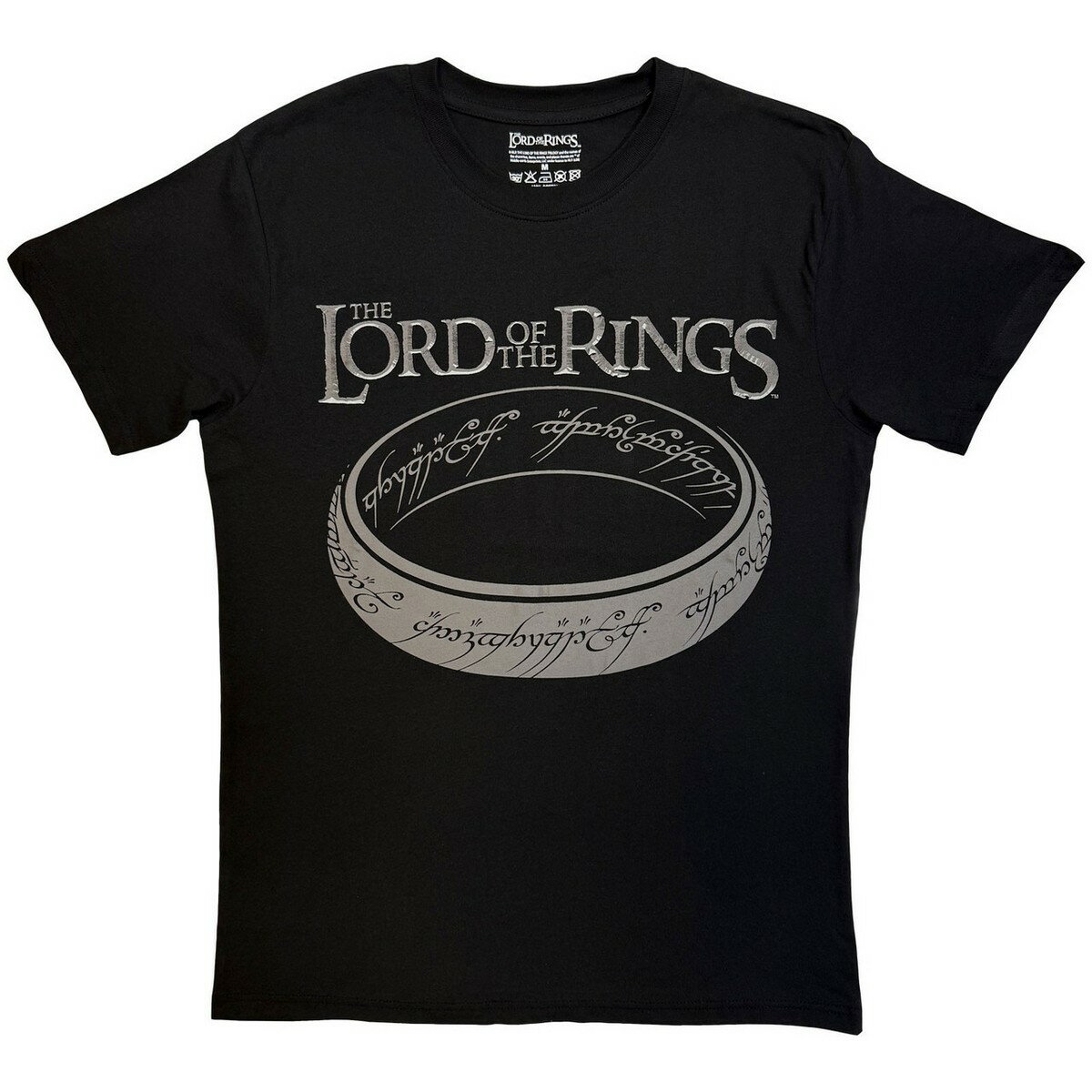 (ロード・オブ・ザ・リング) Lord Of The Rings オフィシャル商品 ユニセックス Greyscale Ring Tシャツ 半袖 トップス 