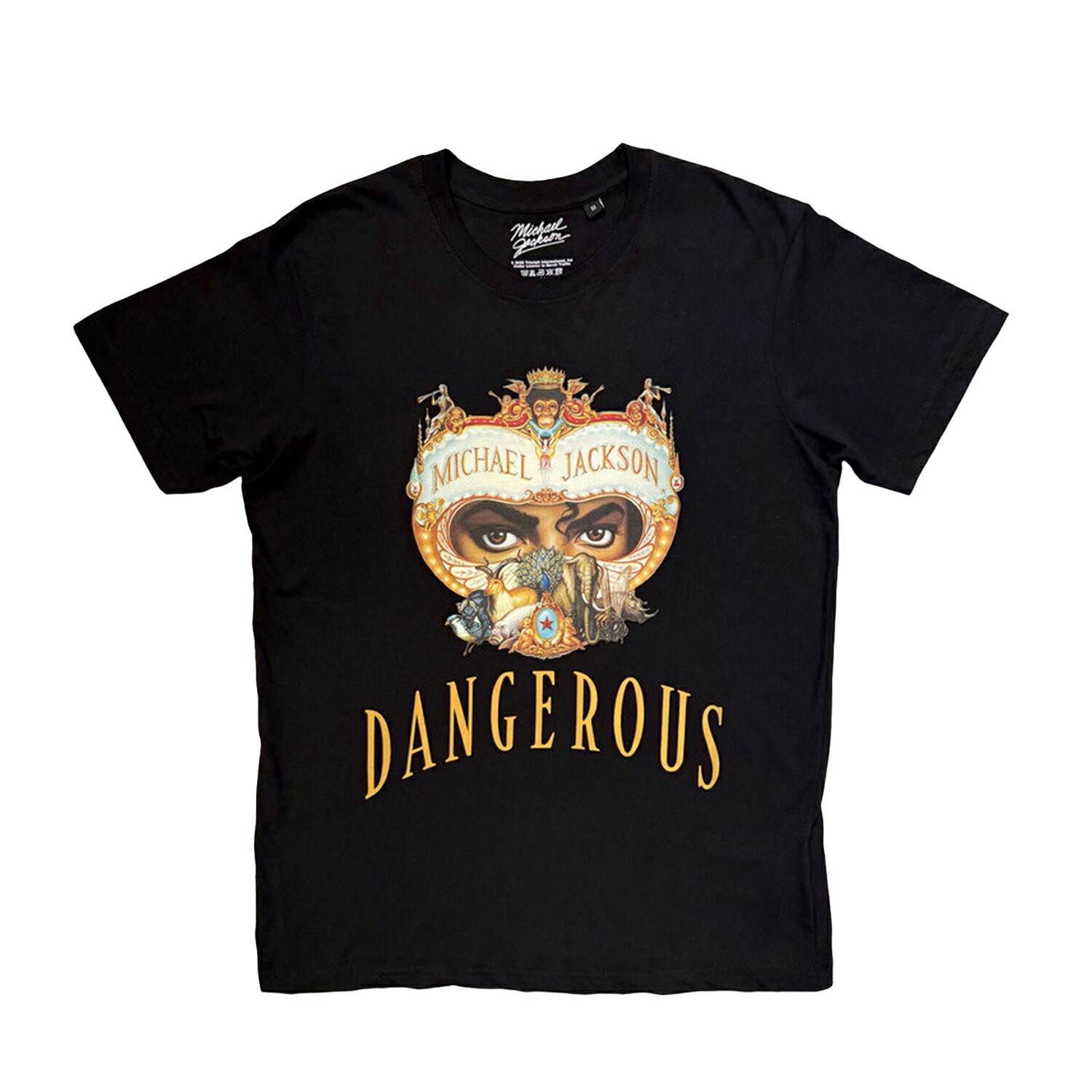(マイケル・ジャクソン) Michael Jackson オフィシャル商品 ユニセックス Dangerous World Tour Tシャツ バックプリント 半袖 トップス 【海外通販】