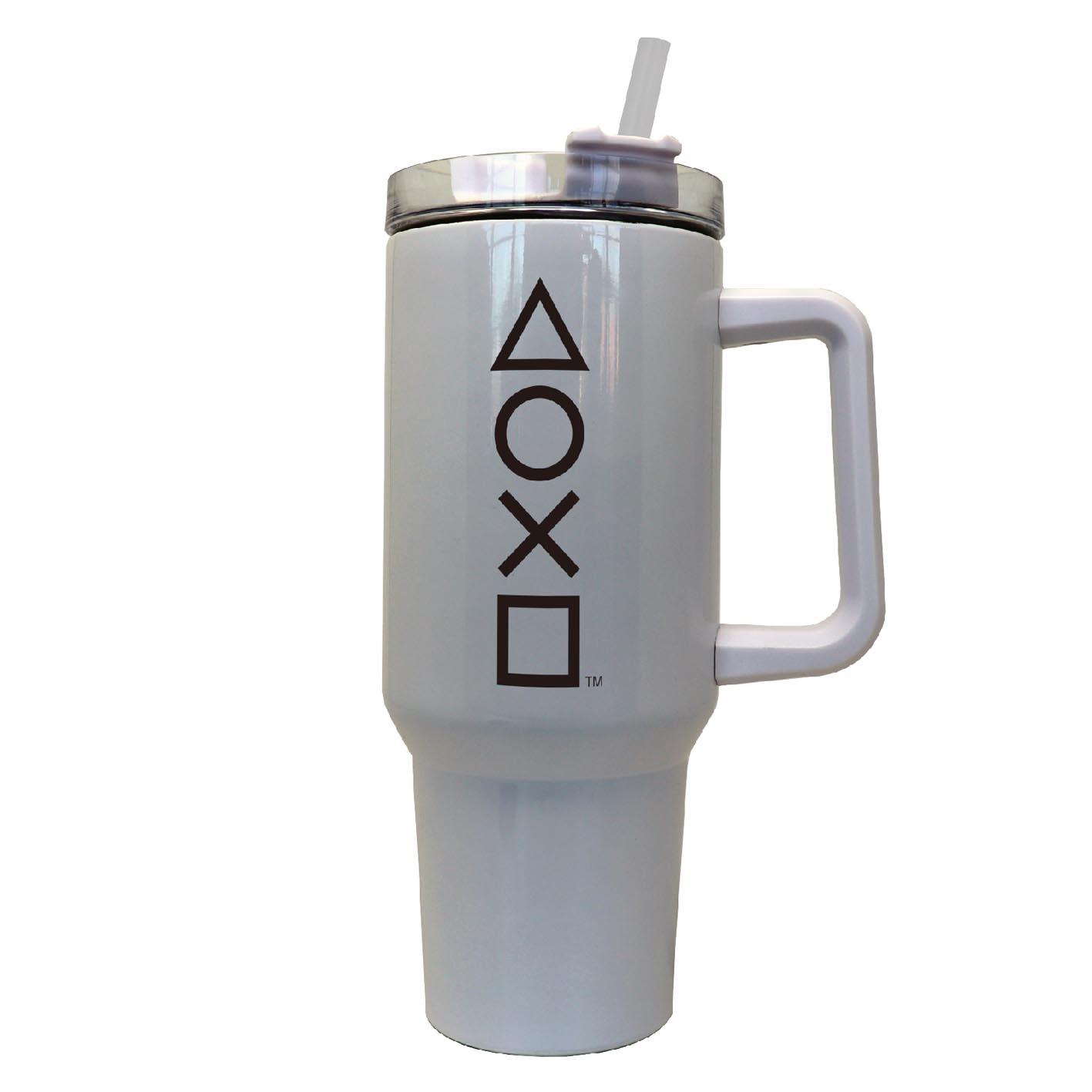 乐天商城 - (プレーステーション) Playstation オフィシャル商品 トラベルマグ 携帯マグ タンブラー 1.1リットル 【海外通販】
